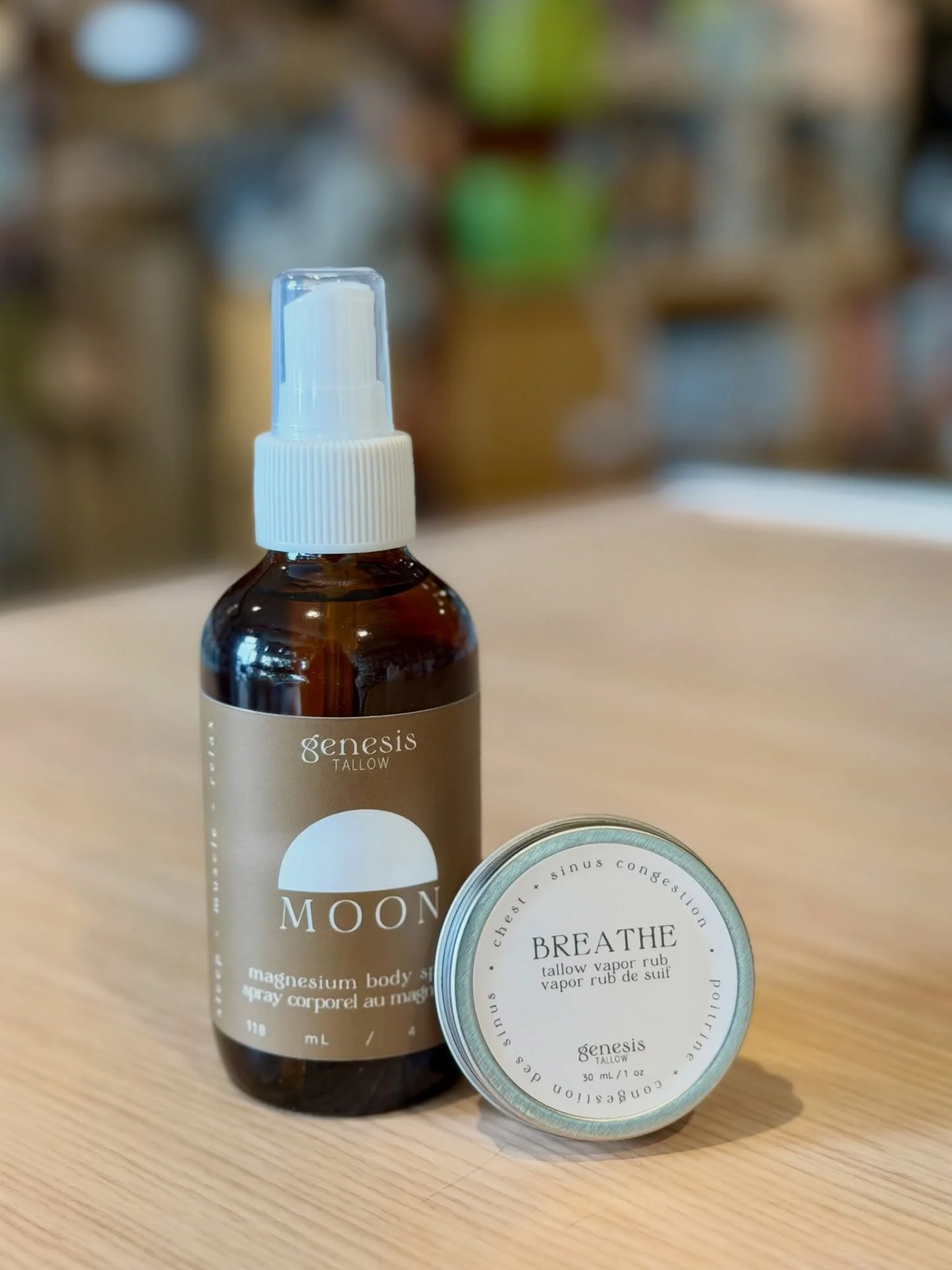 You love it so much, we&rsquo;ve brought in more goods from @genesistallow! 🤩

VAPOR RUB -  Relieve chest &amp; sinus congestion with this great blend:
🍃 Eucalyptus is antimicrobial, and helps relieve respiratory problems like a cold, cough, runnin