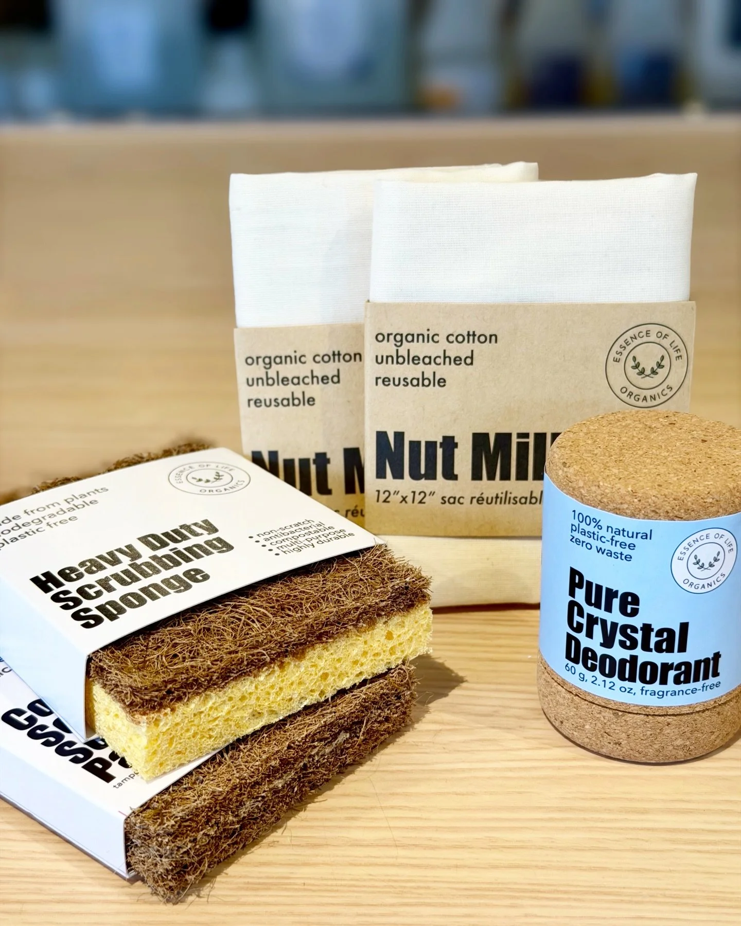 We&rsquo;ve got some great new zero waste items in from @essenceoflifeorganics! 🤩

Scroll through the images for a quick peek or dive into the details! 👇

🥛Nut Milk Bag: Making your own plant-based dairy-free milk is not only good for you, but als