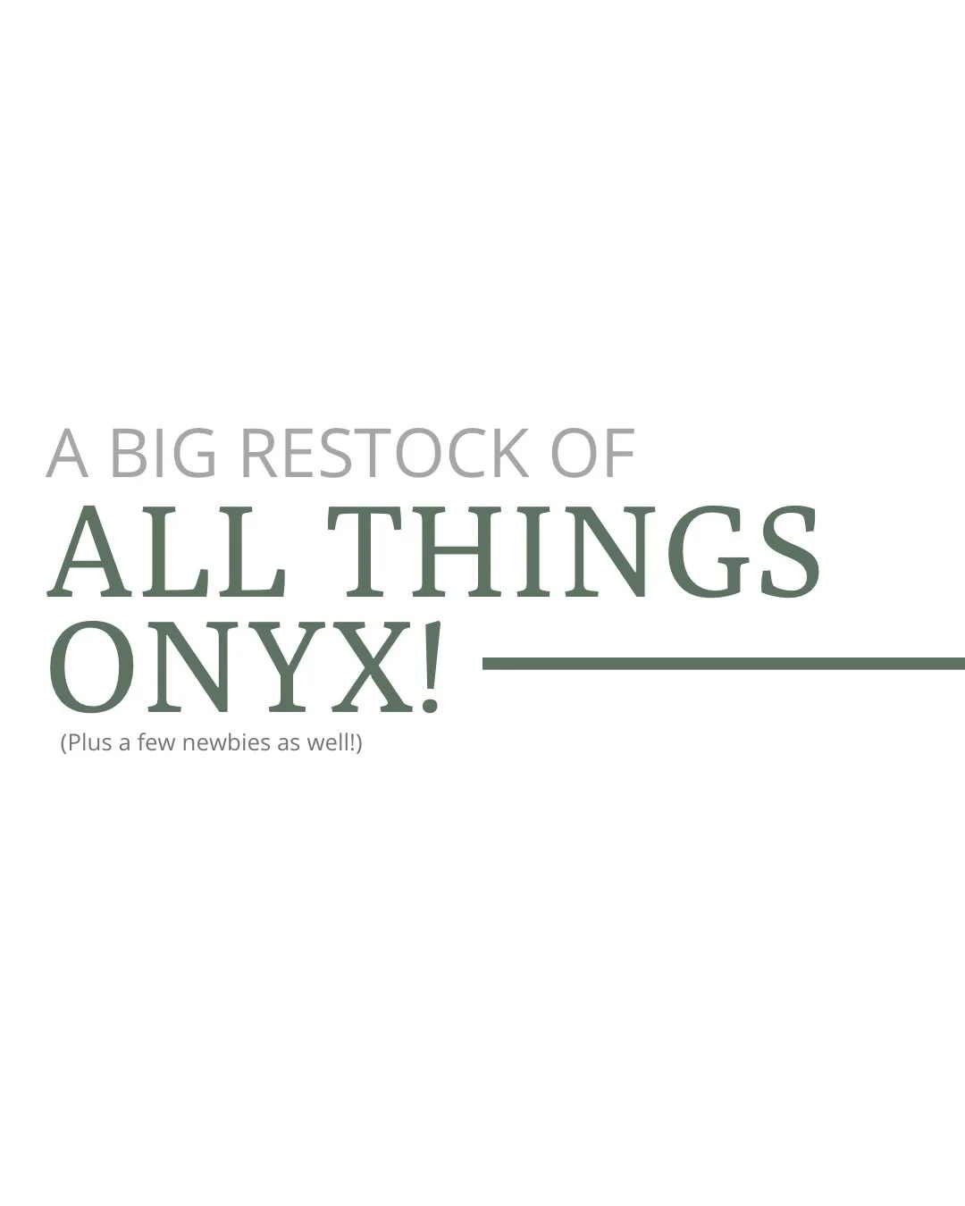 So many containers for so many needs! We always love when @onyxcontainers arrive. They add such a beautiful shine to our shelves!🤩