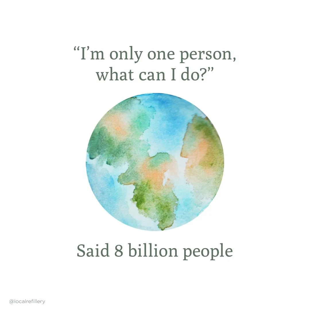 Little actions multiplied by billions&hellip; that&rsquo;s how we change things! 💪

Should more accountability be placed on government and corporations? Absolutely. But it will take all of us, and there are so many small, common sense actions we can