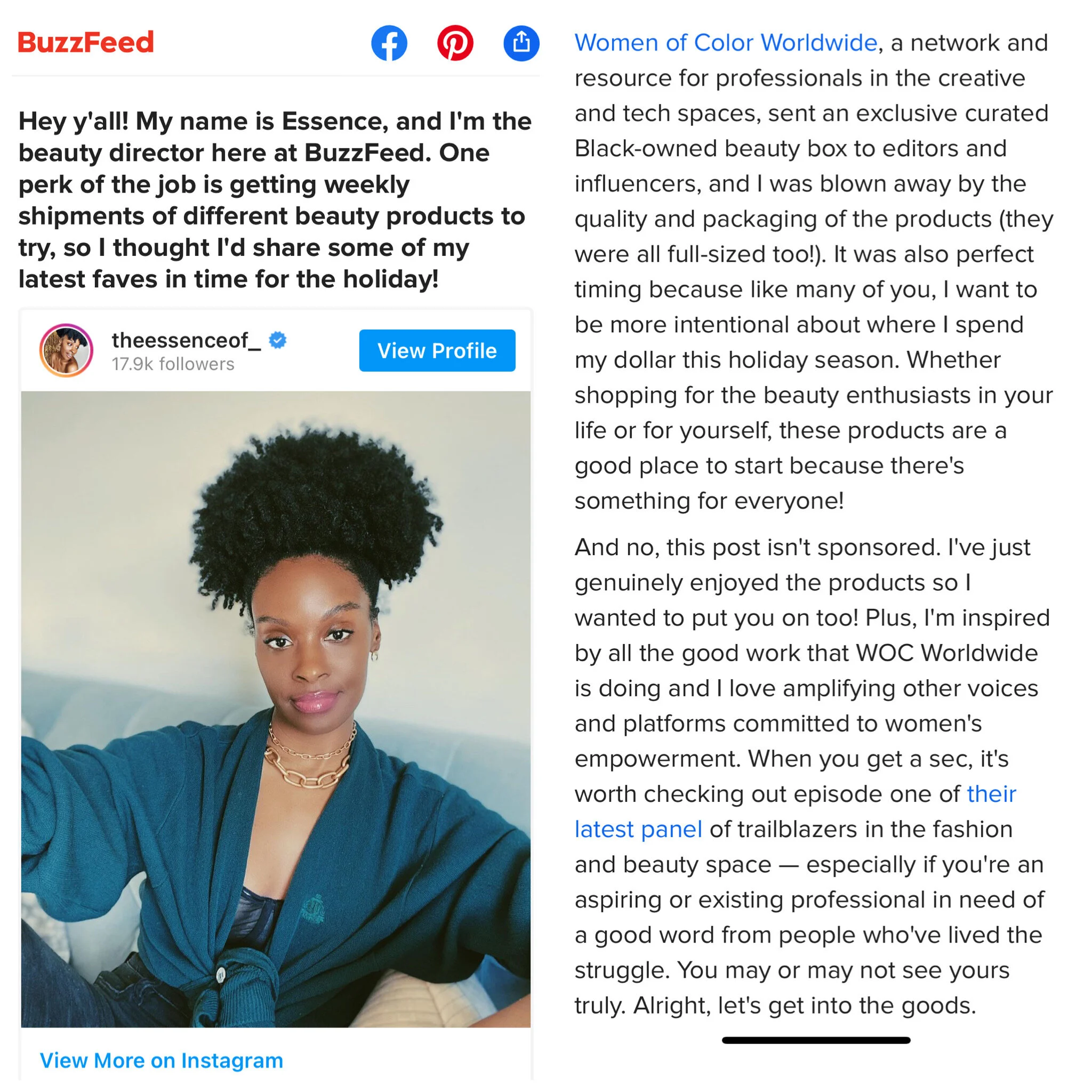 BuzzFeed: 8 Beauty Brands Worth Shopping This Holiday, According To A Beauty Director