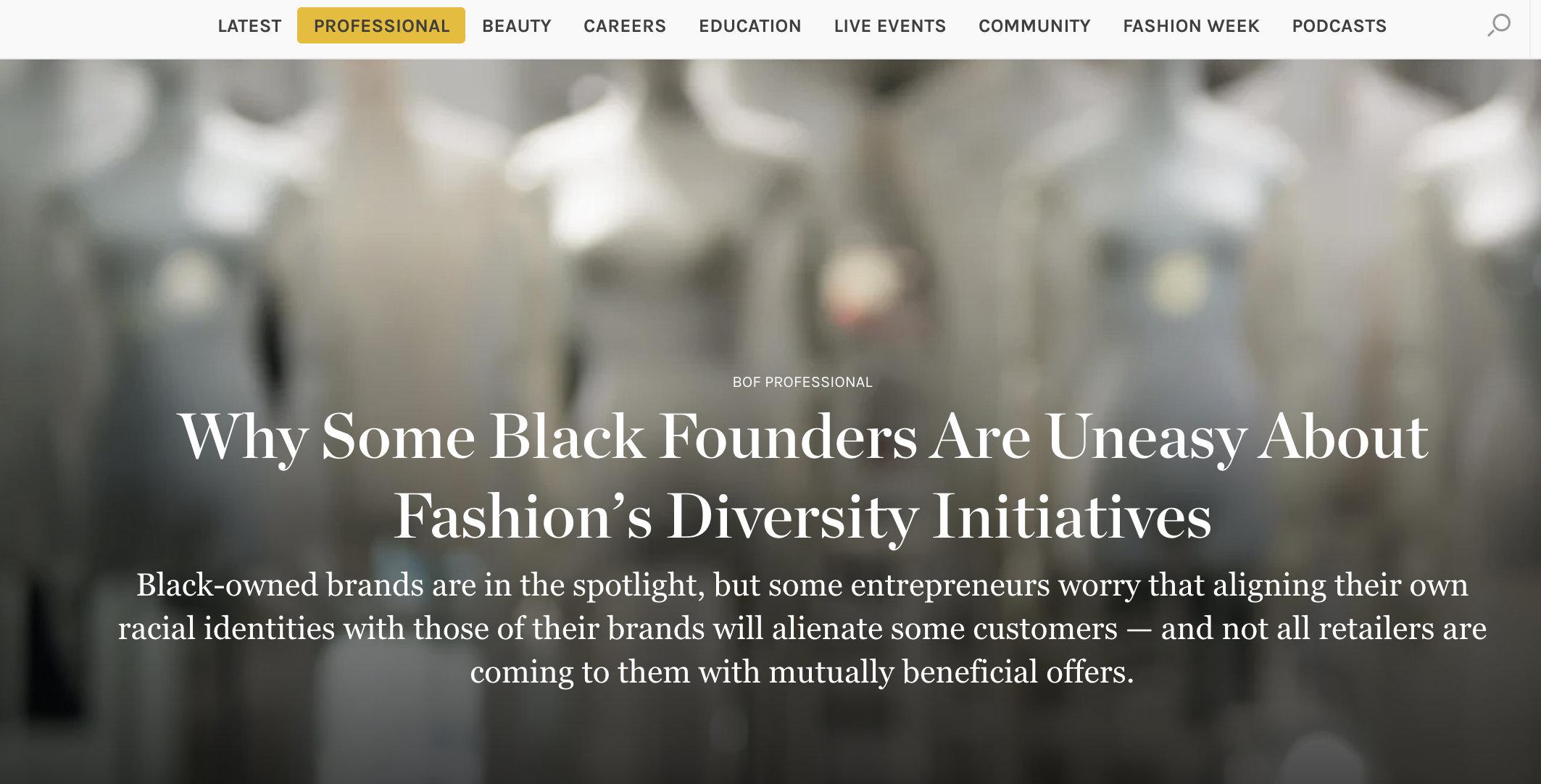 Why Some Black Founders Are Uneasy About Fashion’s Diversity Initiatives