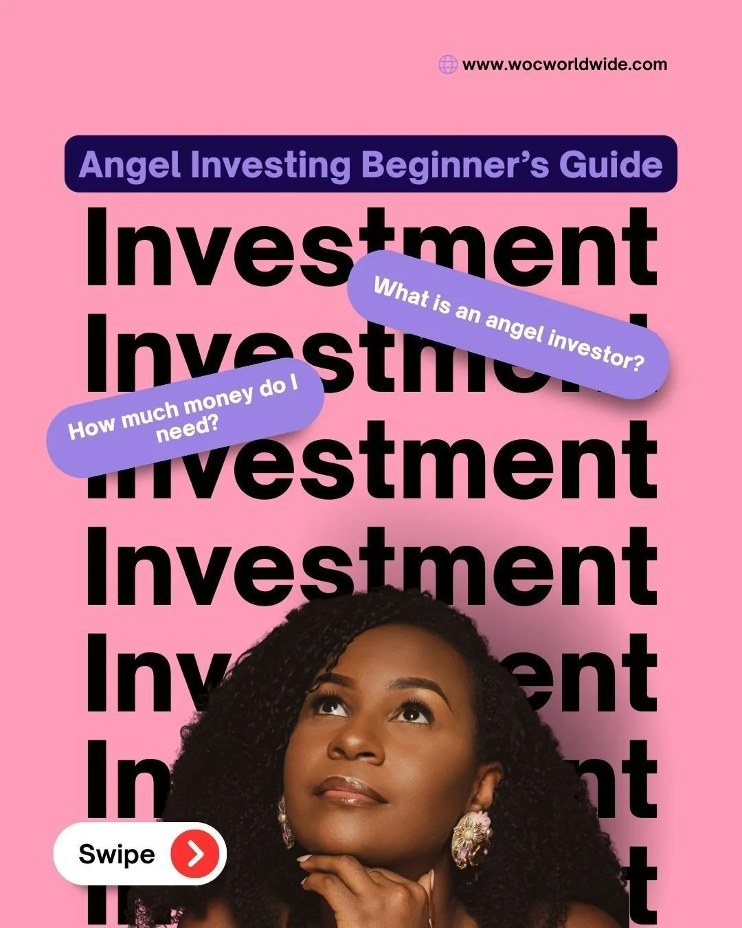 Angel investing isn&rsquo;t just about writing a check. It&rsquo;s about alignment, education, and building long-term value &mdash; for founders and investors.

At WOC Worldwide, we facilitate curated access to women-led consumer brand investment opp
