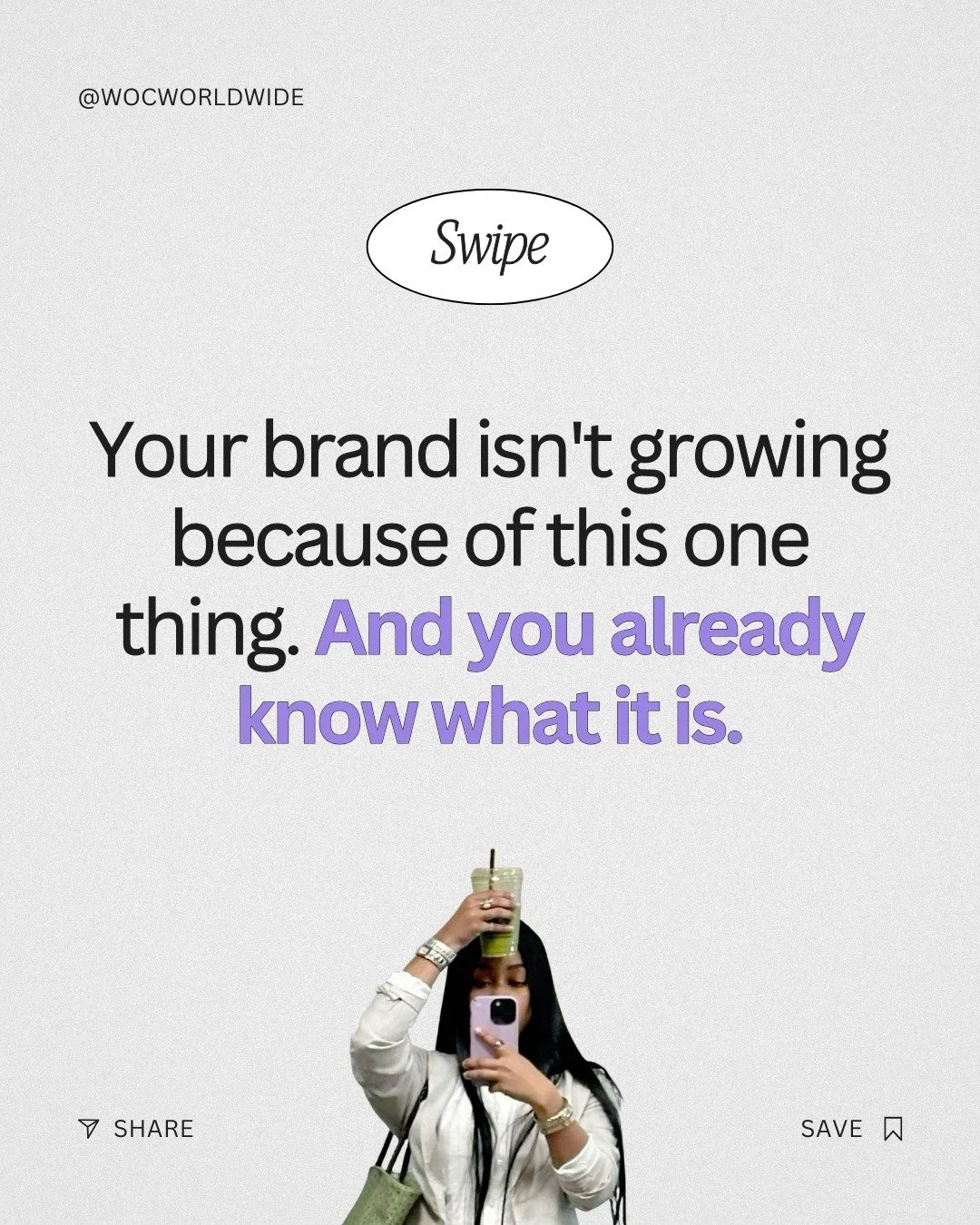 It's not the algorithm. It's not the timing. It's not that you need a better logo or a new color palette. It's the inconsistency.

The pivoting every 60 days. The showing up when you feel like it and disappearing when you don't. The posting without a