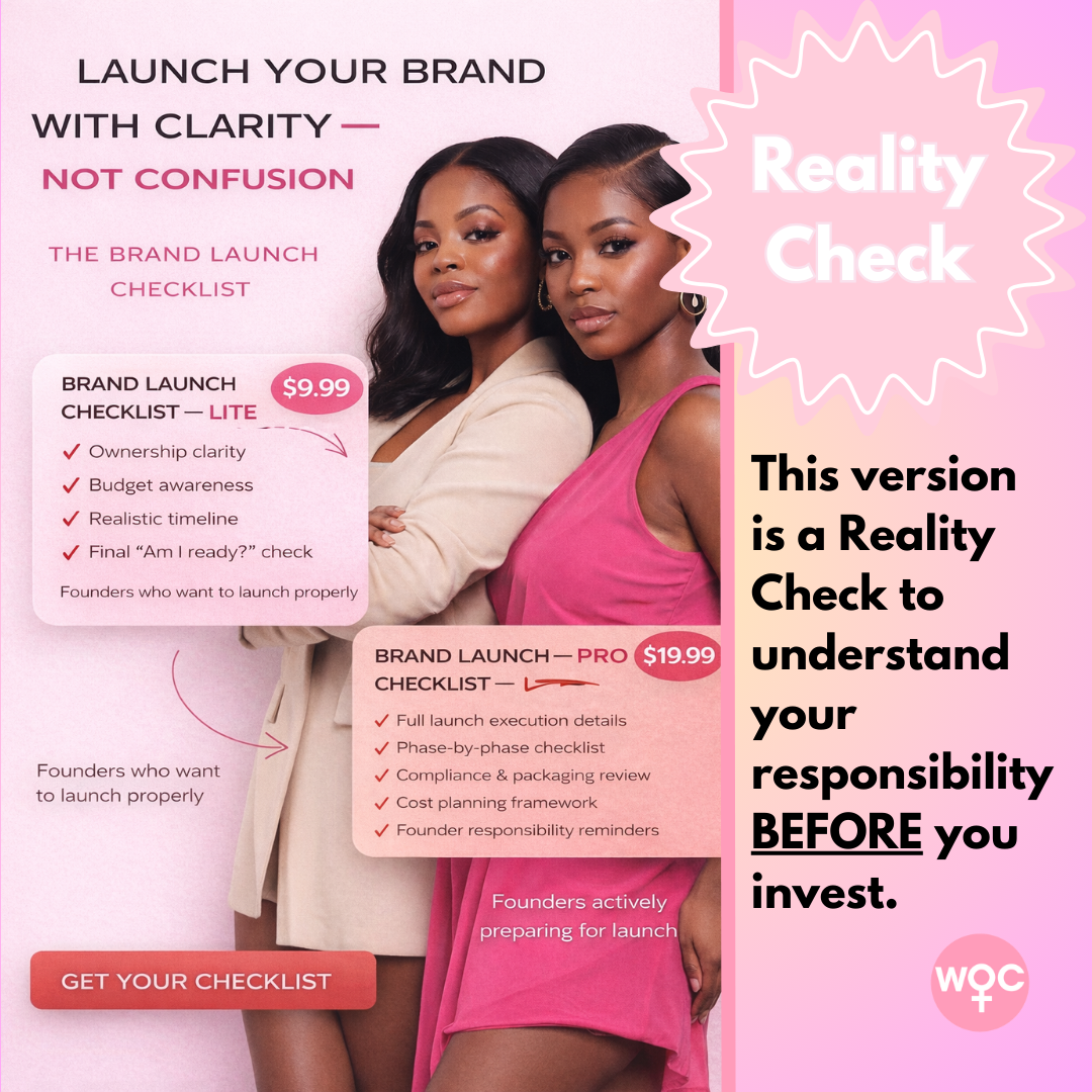 The WOC Brand Launch Reality Check