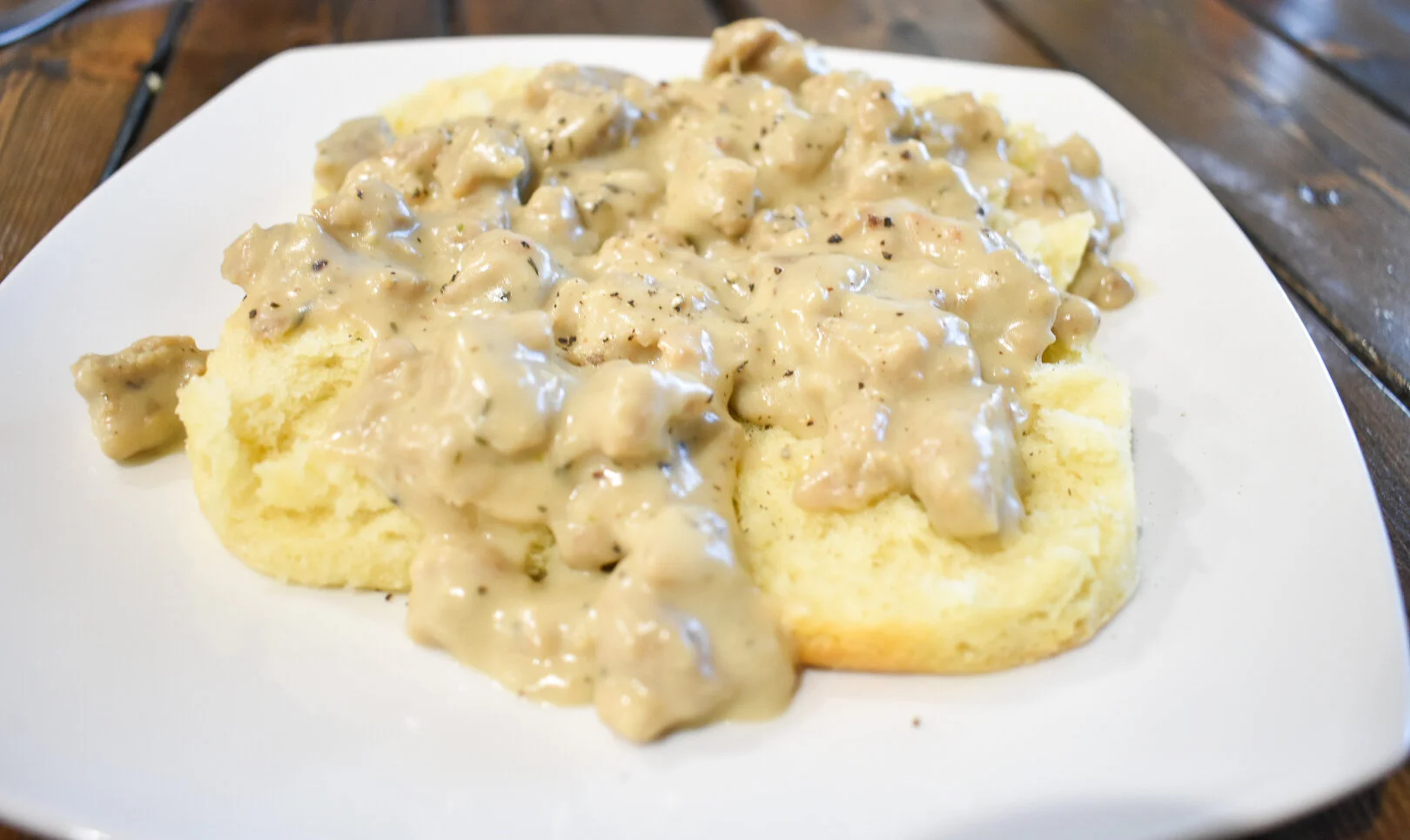 Jojo's Biscuits and Vegan Sausage Gravy — Miranda Davis