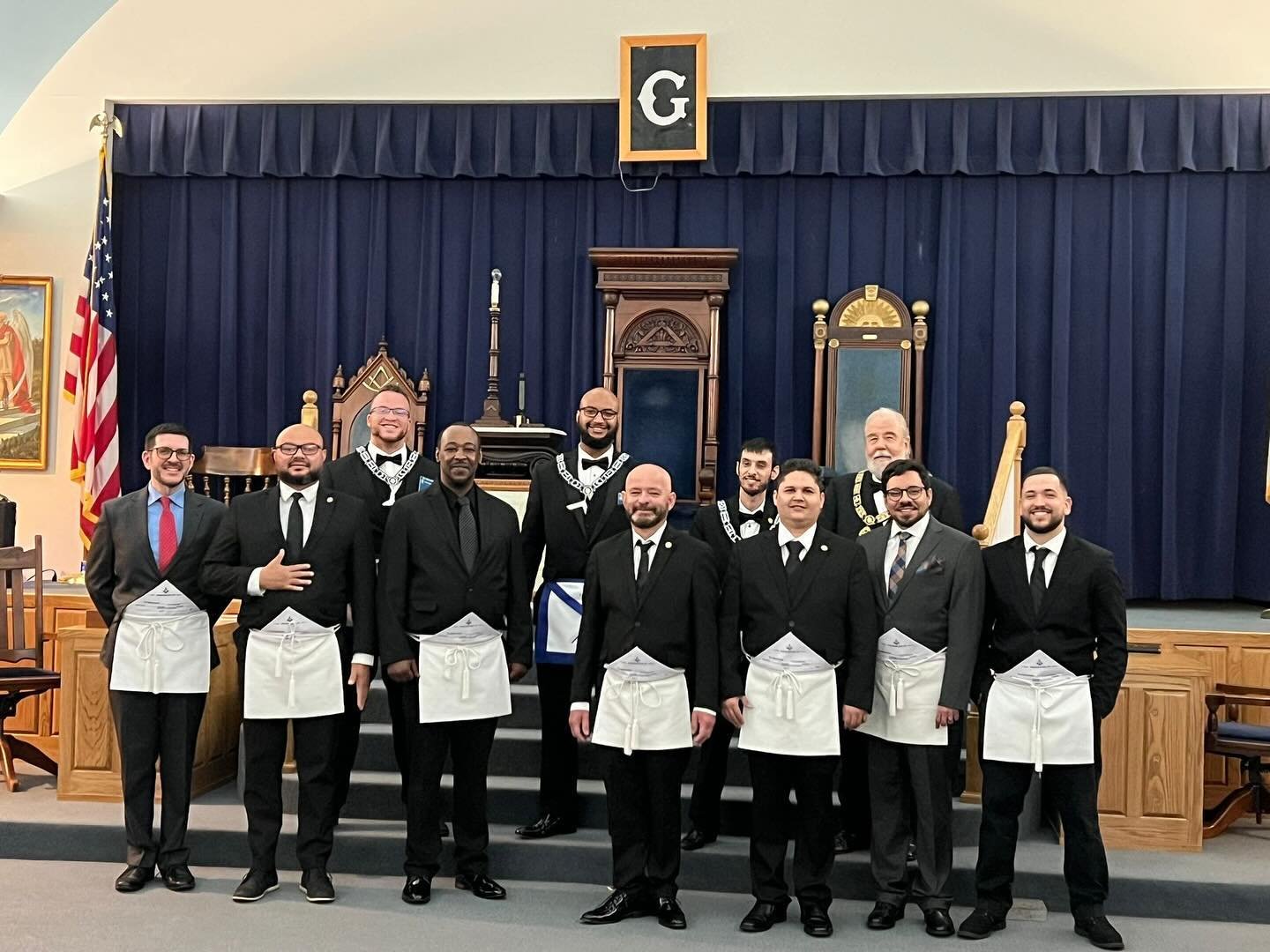 Congratulations to the newest 7 Entered Apprentices of Essex Lodge.