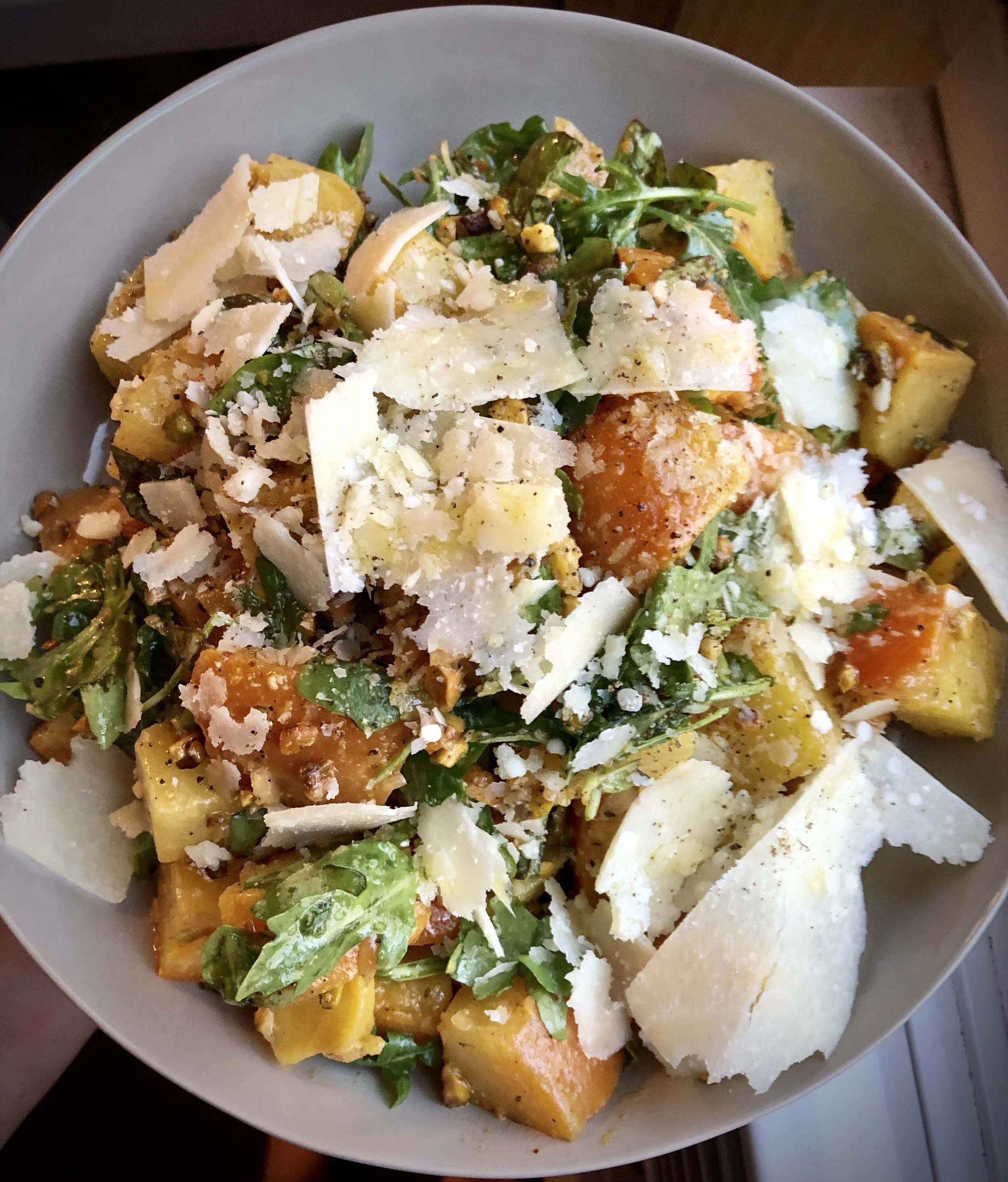 Golden Beet Salad with Pistachios and Parmigiano Reggiano
