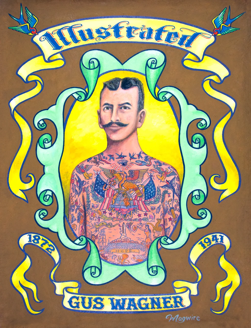 Illustrated Gus Wagner