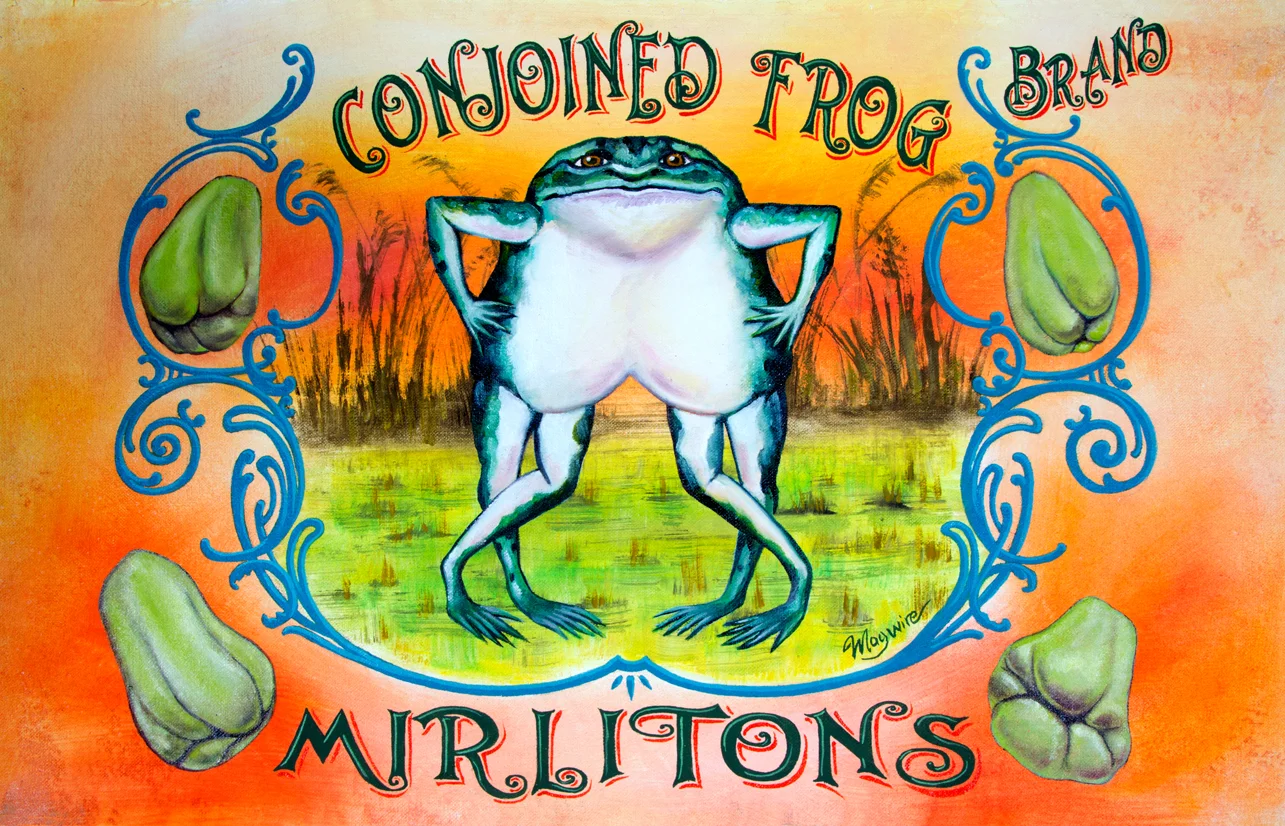 Conjoined Frog Mirlitons