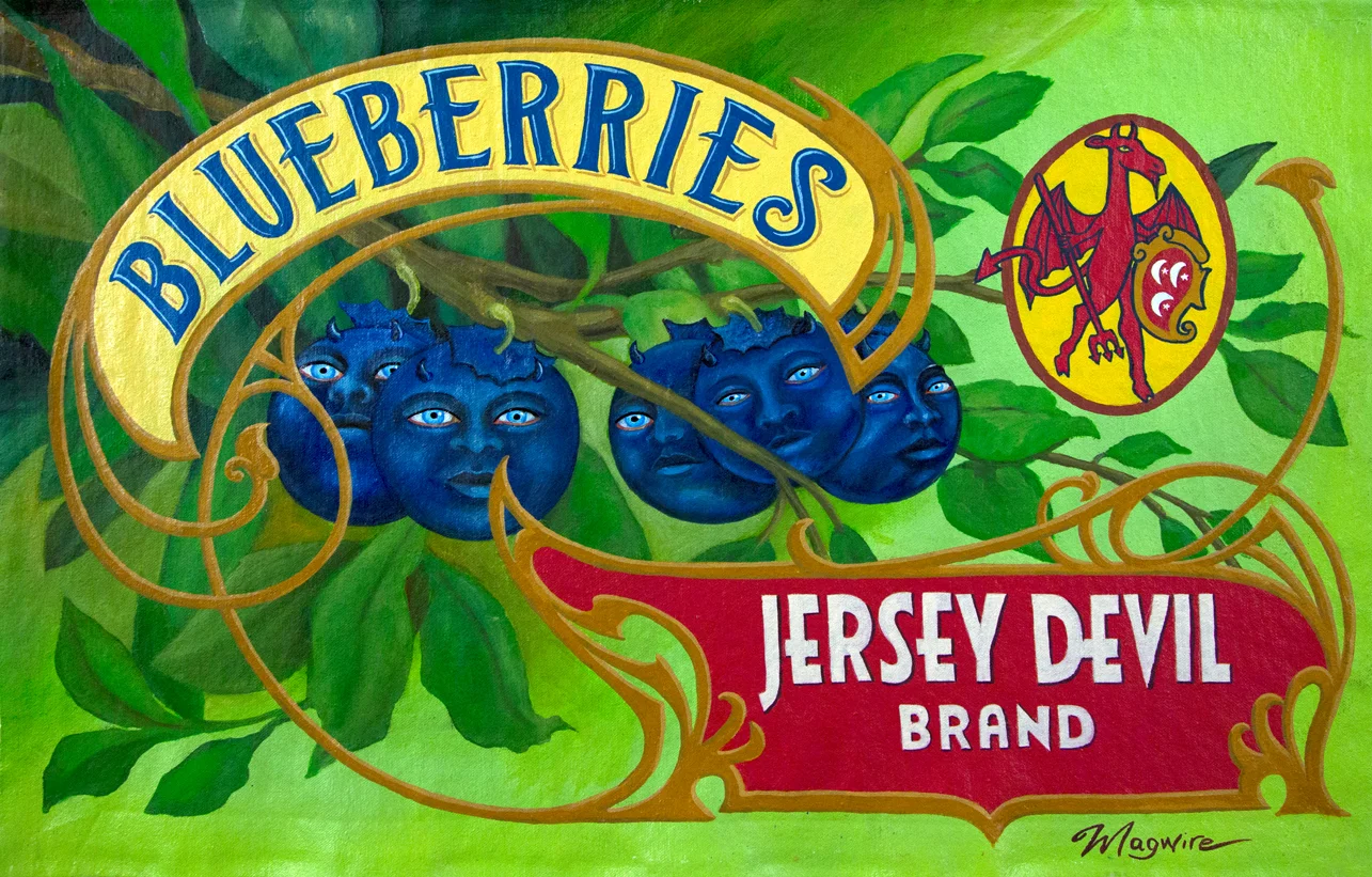 Jersey Devil Brand Blueberries
