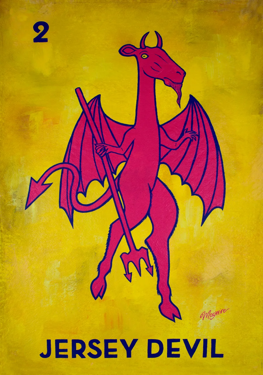 Jersey Devil Mexican Bingo Card