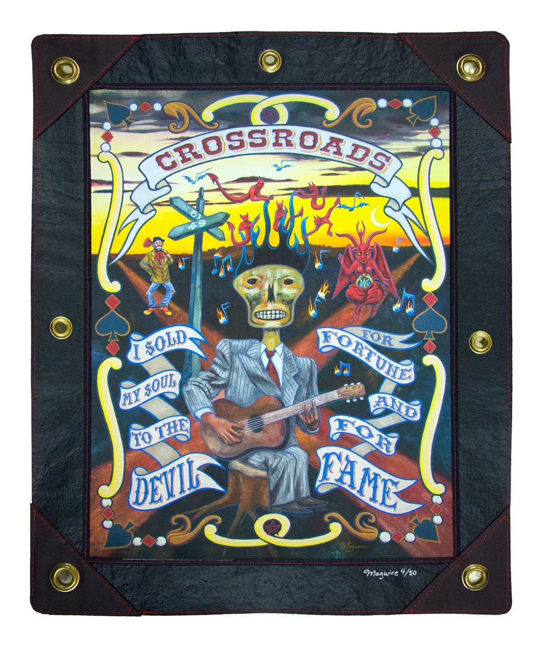 Crossroads Canvas Framed Giclee