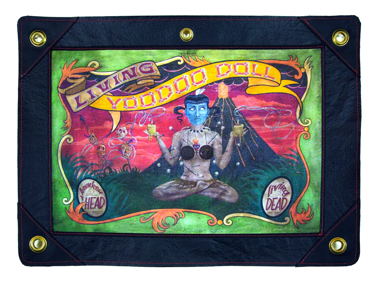 Living Voodoo Doll Canvas Framed Giclee