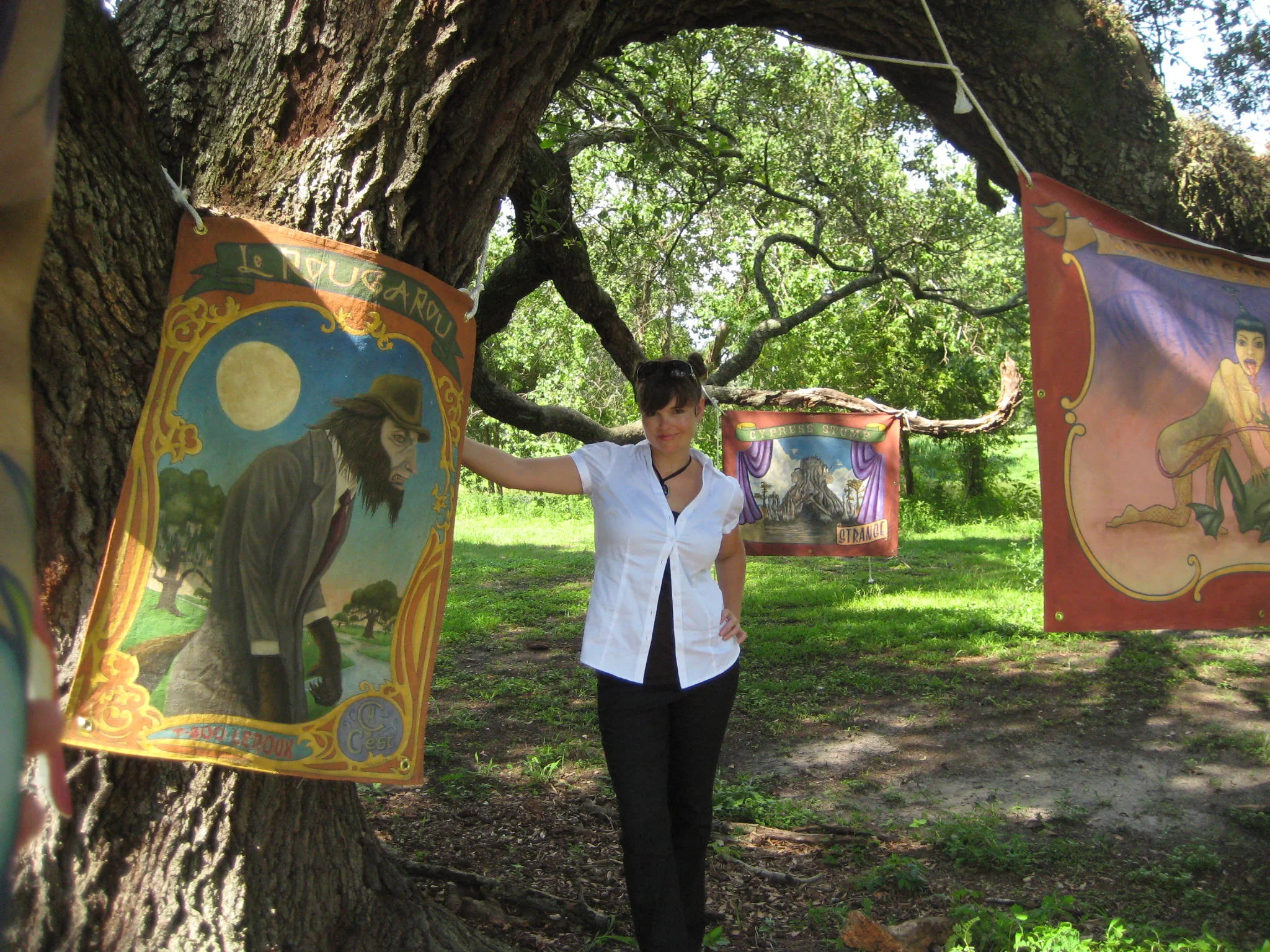 With roots in punk rock, Molly McGuire waves flag for New Orleans with canvases at Jazz Fest 2017