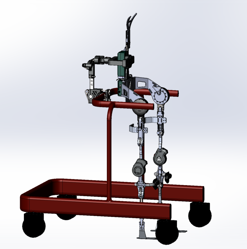 Exo, Support Arm, and Cart