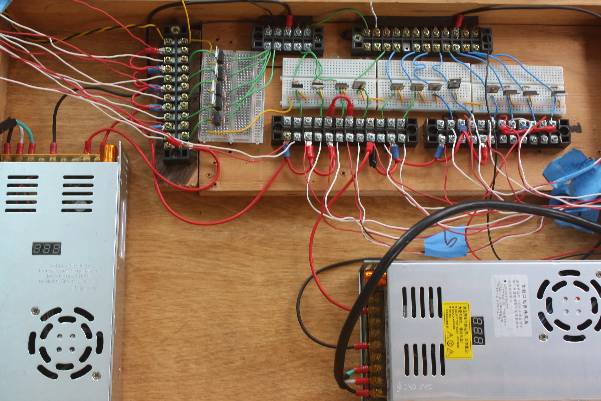 Custom strobe light power supply