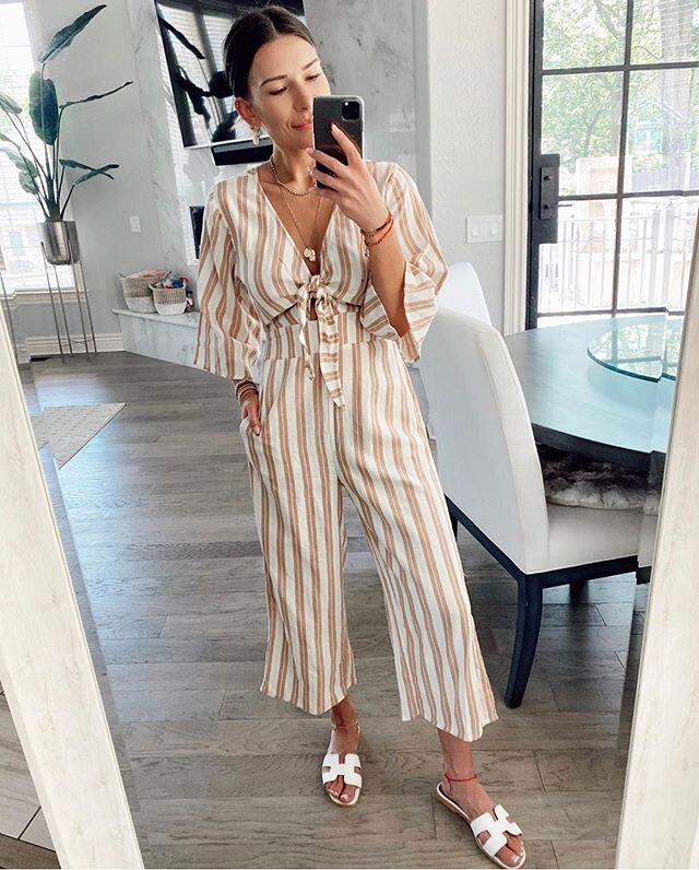 Summer stripes ☀️ @gratefullyhelena // Our Birthday celebration is ON! 🎉 Grab 20% off everything with code BIRTHDAY through tomorrow (6/28). ❤️🙌🏻👏🏻Shop is open til 6pm 👉🏻 come with your mask, leave with all the #prettyfunthings. 🎈and PS: Last