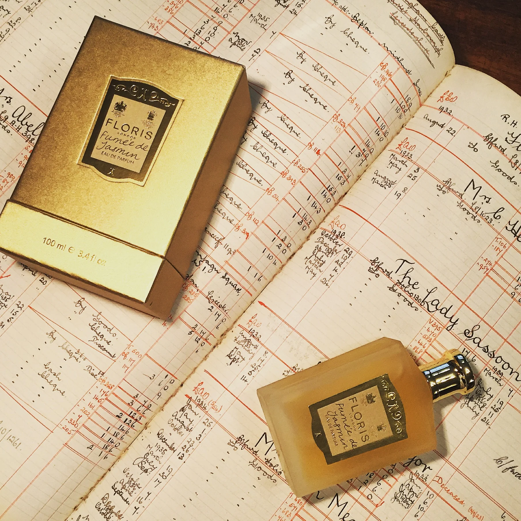 It envisions the cavernous space, imbued by scent filling the air, where Floris fragrances used to be made.