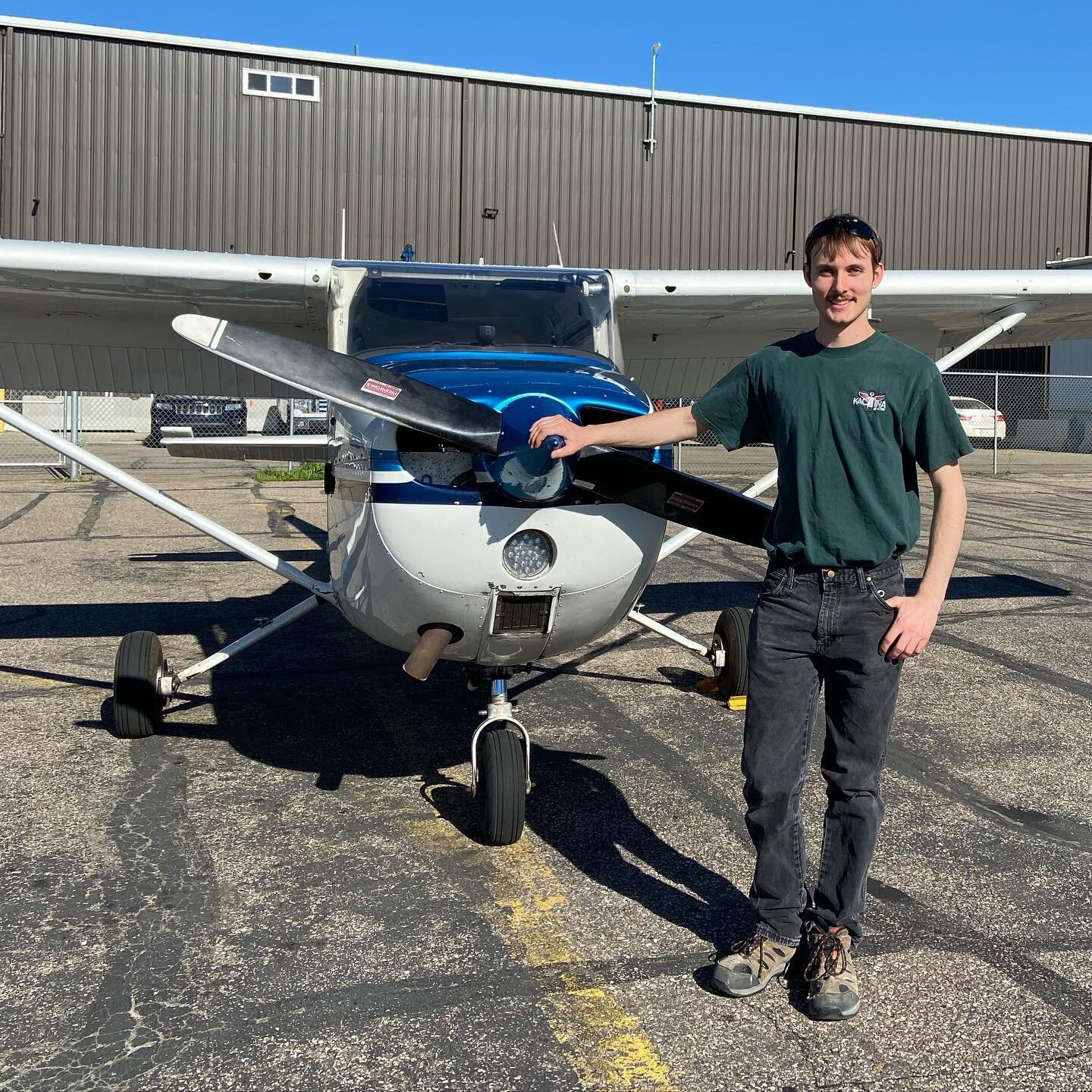 Congratulations to Brett Walters for braving the skies without an instructor onboard!
-
-
#congratulations #solo #firstsolo #namaoflyingclub #nfc #flight #pilot #flightschool #flighttraining #cessna #c172 #achieveyourgoals