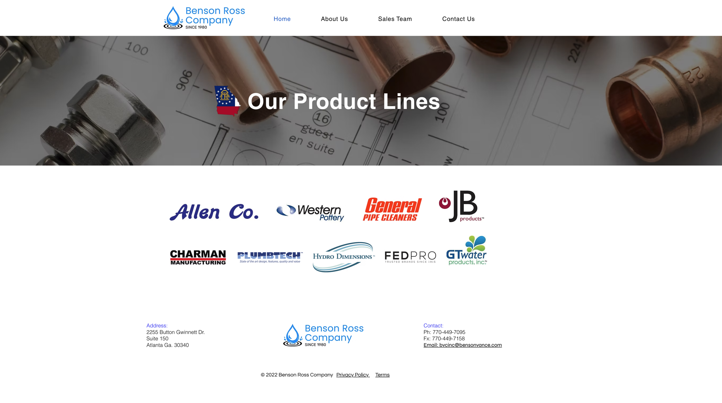 Site design for Benson-Ross company
