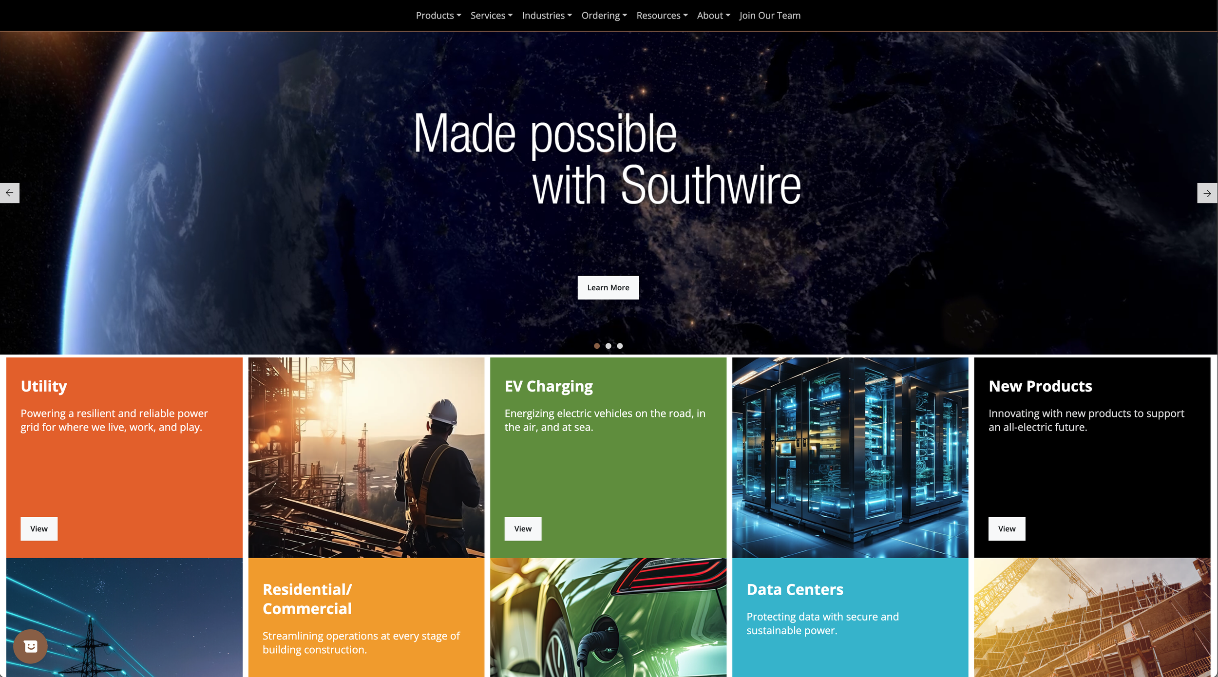 Southwire.com Home Page