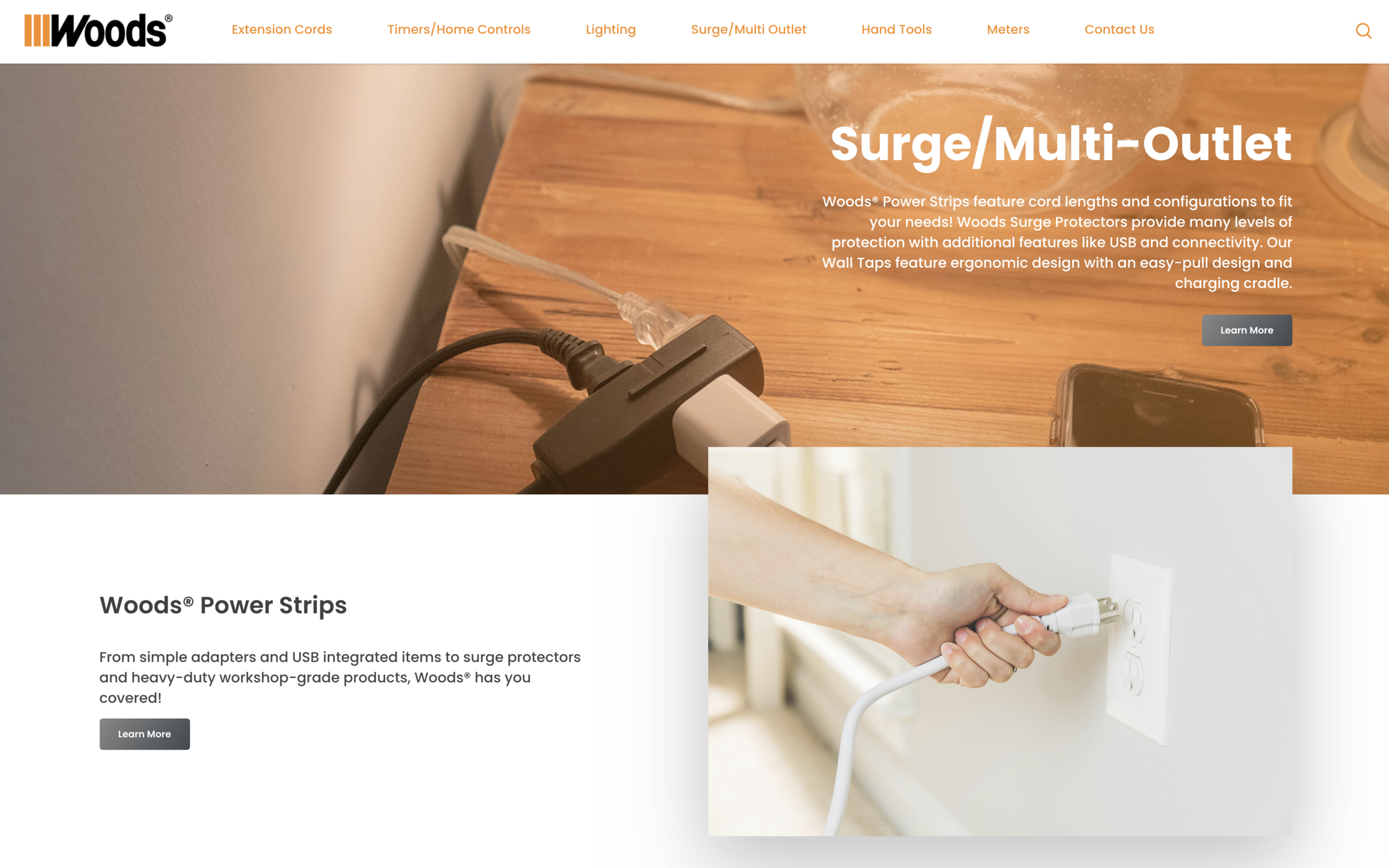 A continuation of the woodshomeproducts.com Home Page.