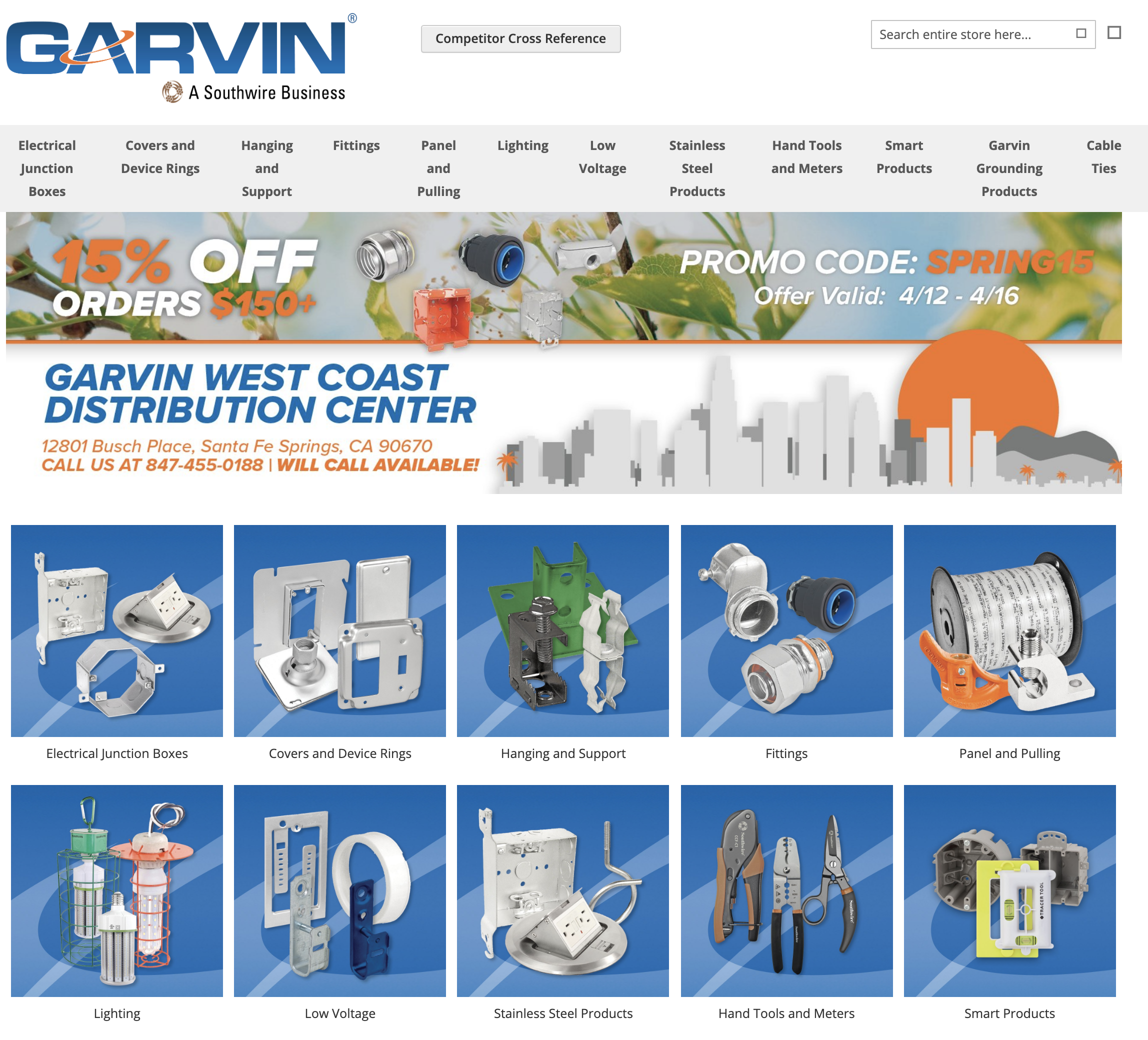 This is the home page to another site I was tasked with modernizing.