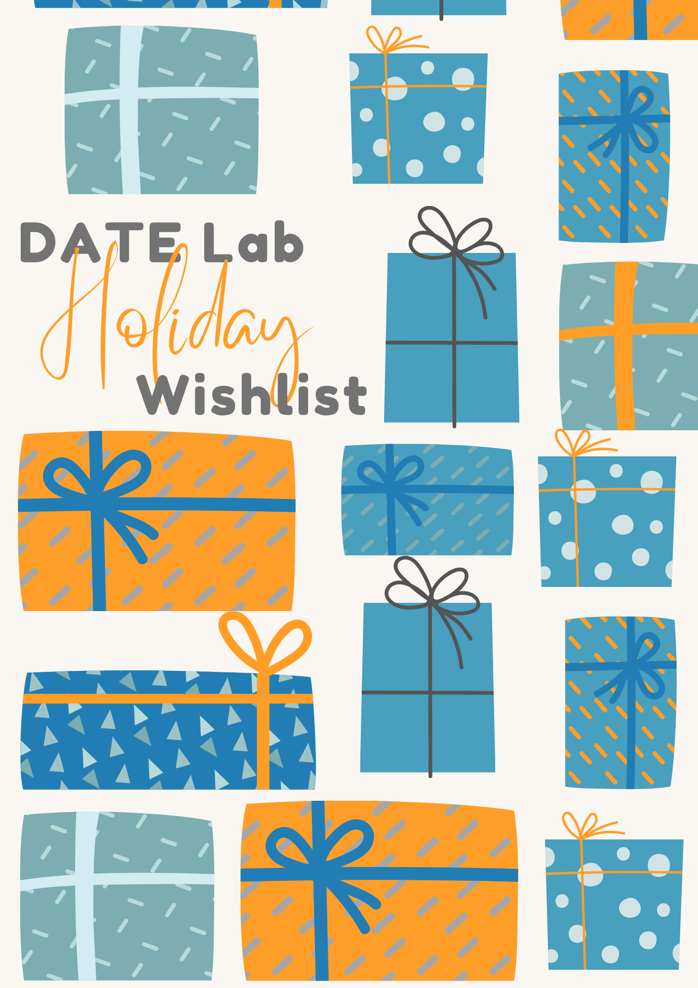 DATE Lab Holiday Wishlist 