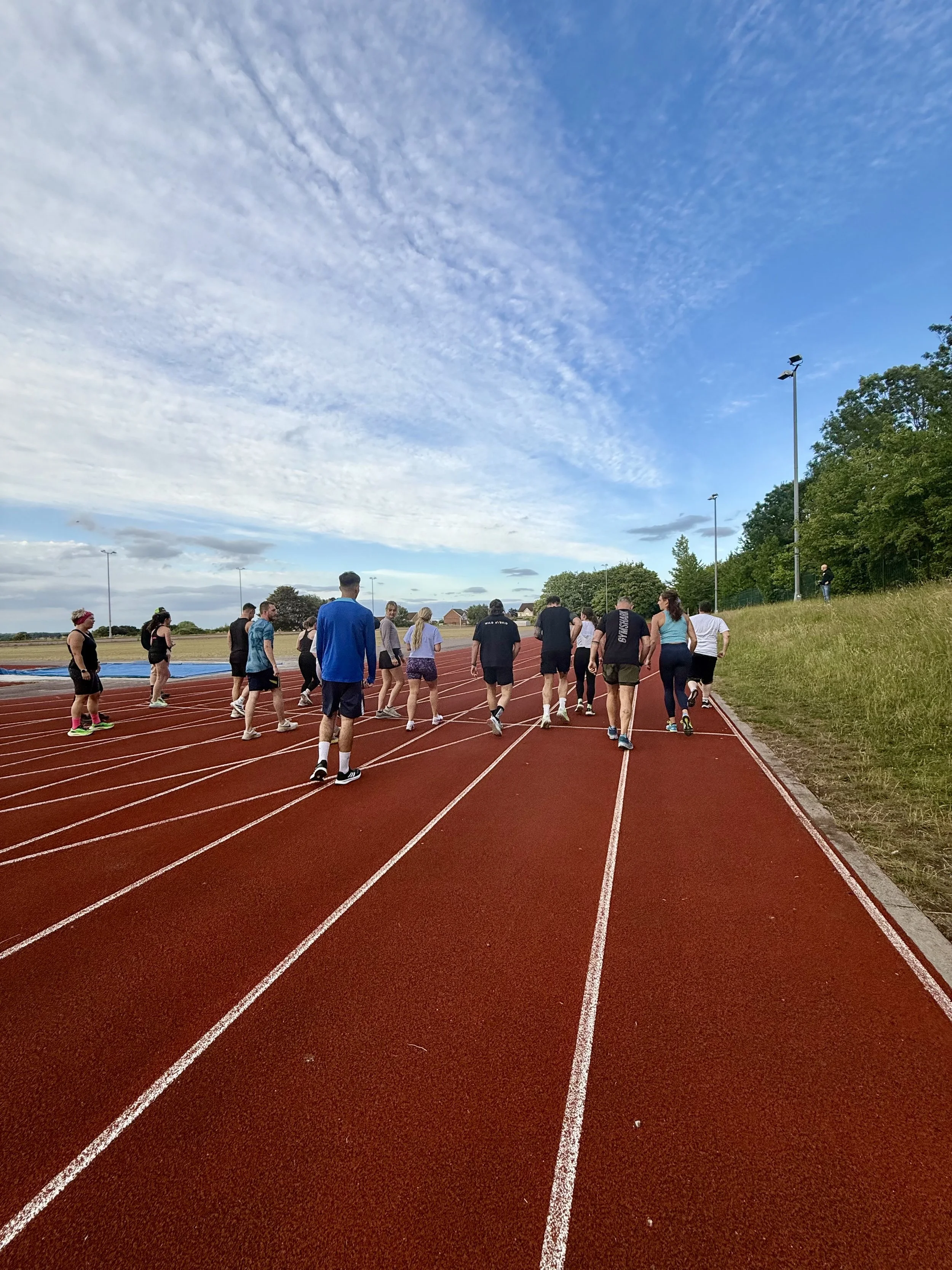 Principal Athletic track session May 2026 - testing our short and middle distances mid training block