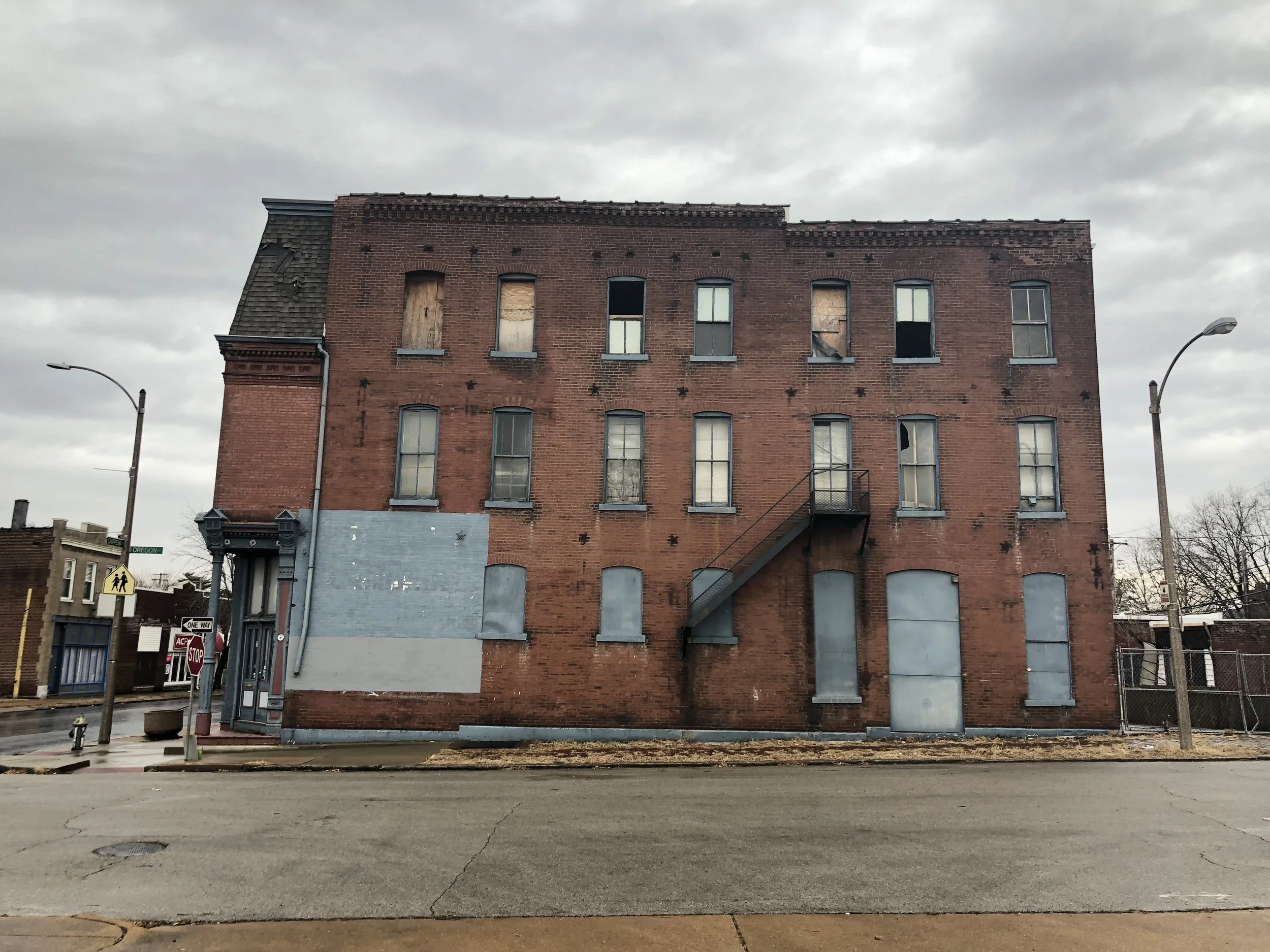 BEFORE - EAST FACADE