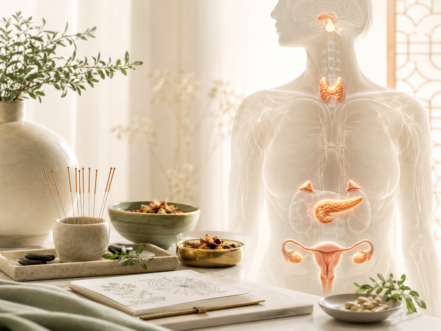 Hormonal balance acupuncture