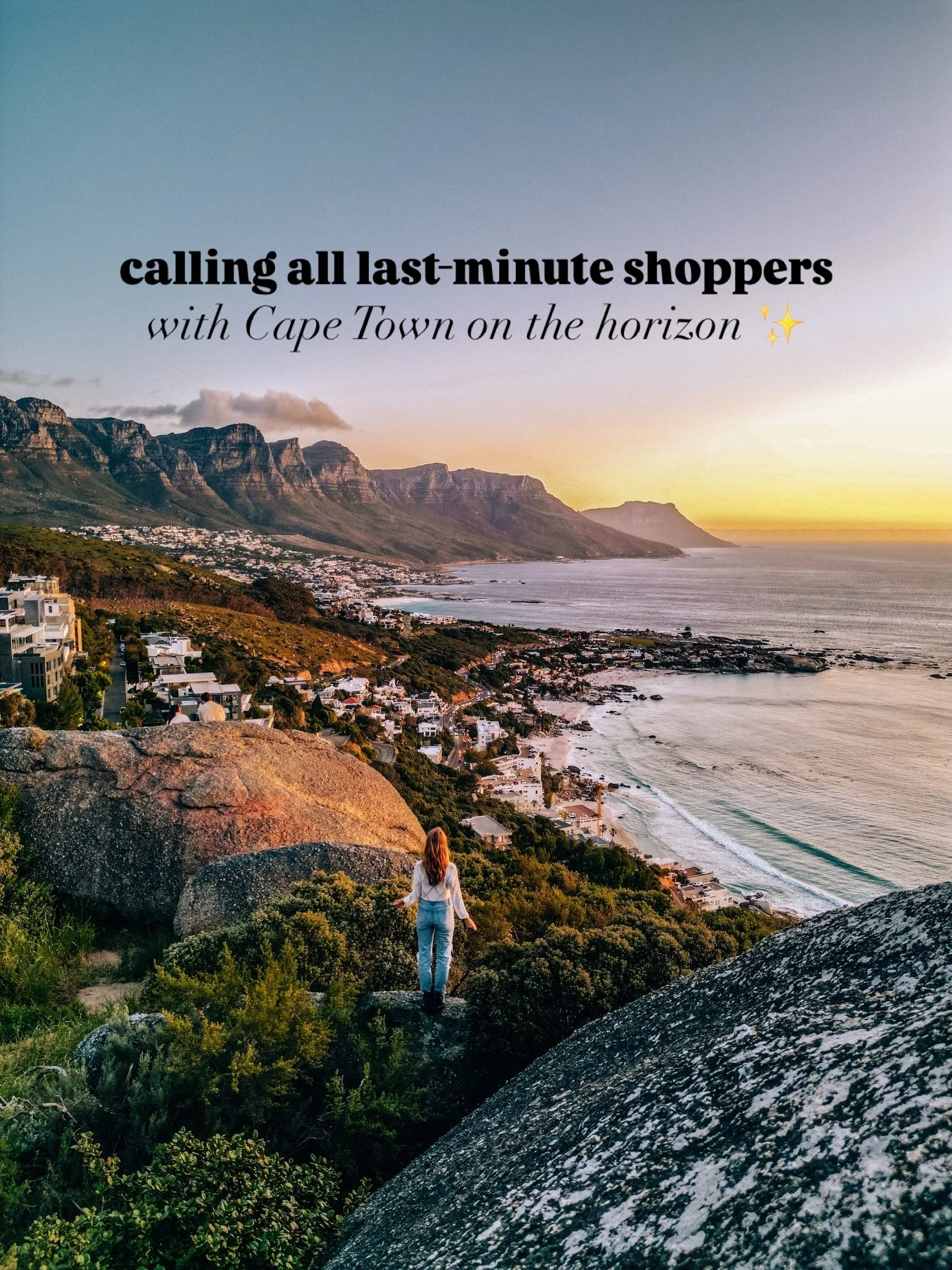 looking for something special &amp; unique for the adventurer in your life...
especially someone with Cape Town on their vision board? 🇿🇦✈️🌅

🎁 give the gift of my ✨ Vibey &amp; Vetted Cape Town Guide ✨ and have your adventure buddy unwrap the be