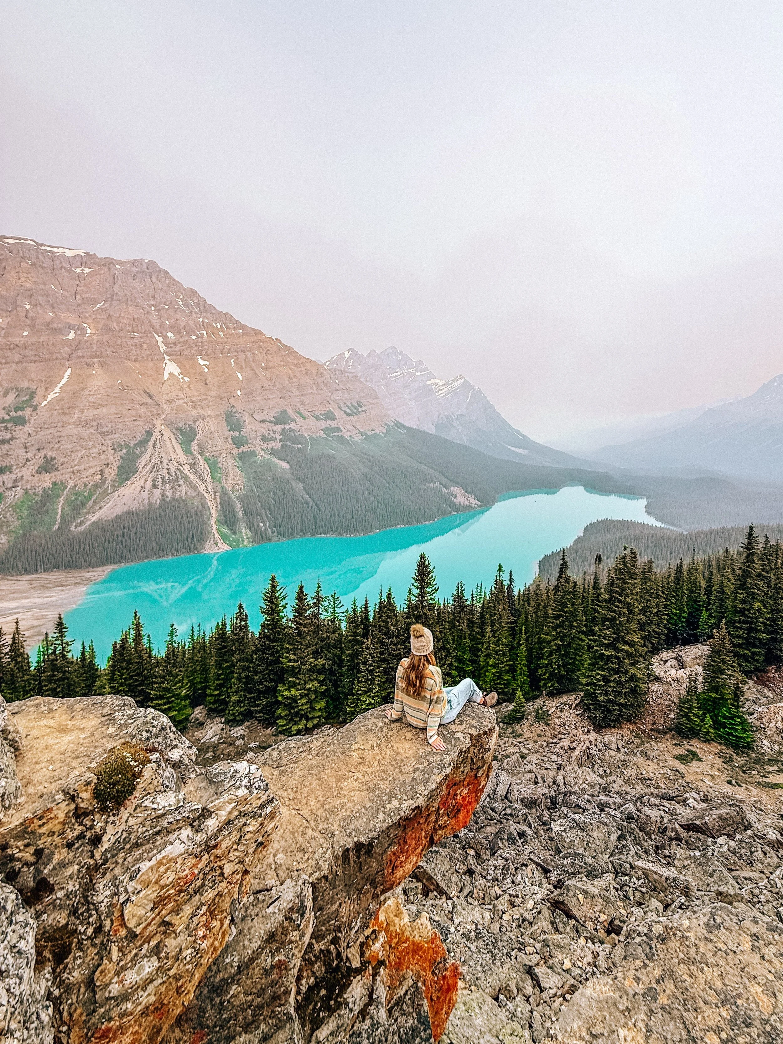 postcards from the Rockies 📸🏔️💎&hellip;

honestly this trip felt WAY too short (4 nights compared to my usual 7), cramming laptop work into every spare second, and we had to cut our final hike due to the wildfire smoke 😢

but still, so many magic