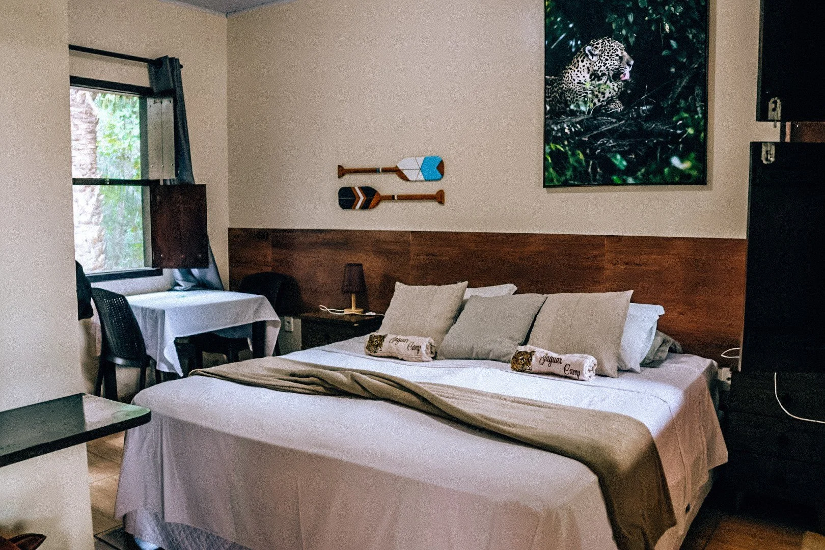 Guest room at Pantanal Jaguar Camp in Porto Jofre, Brazil