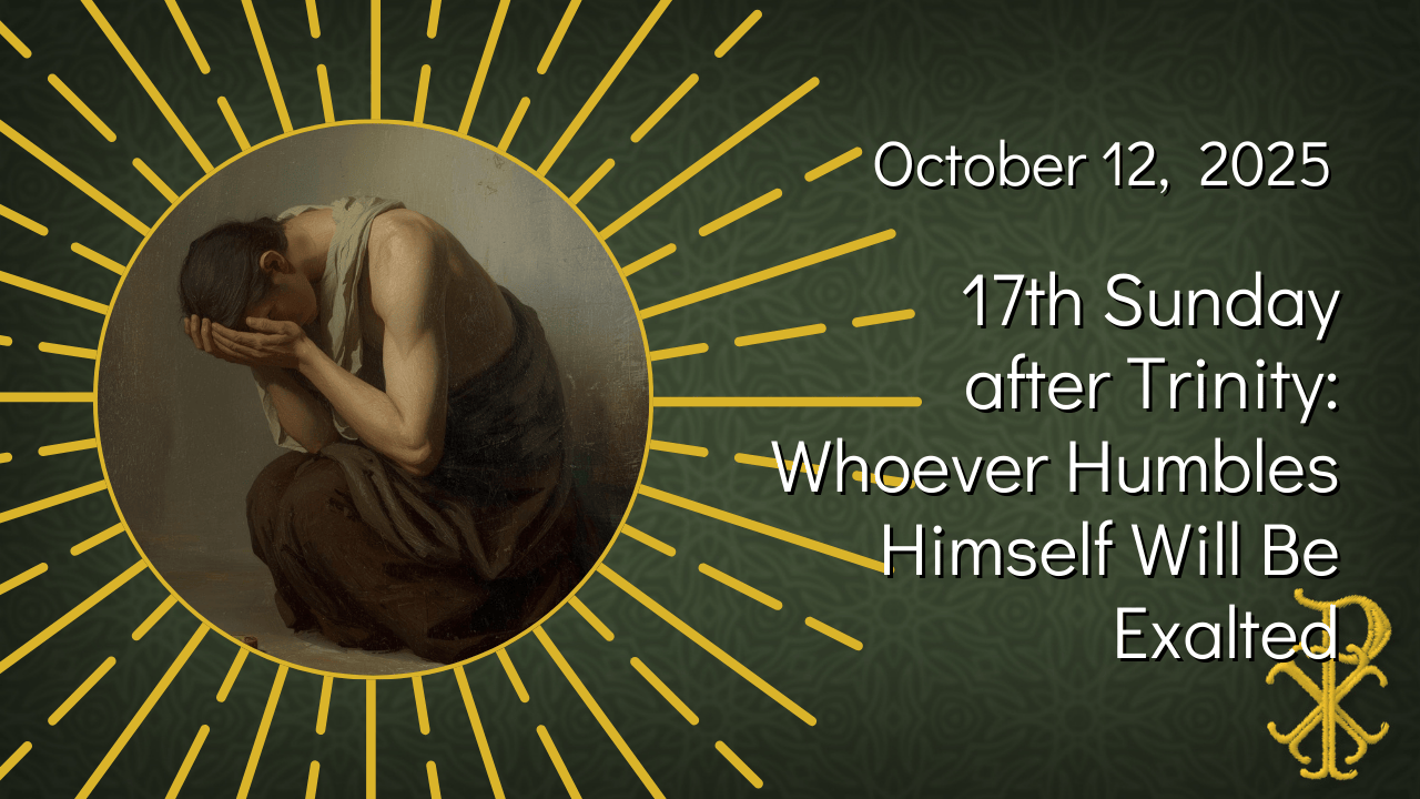 Morning Prayer - 17th Sunday after Trinity