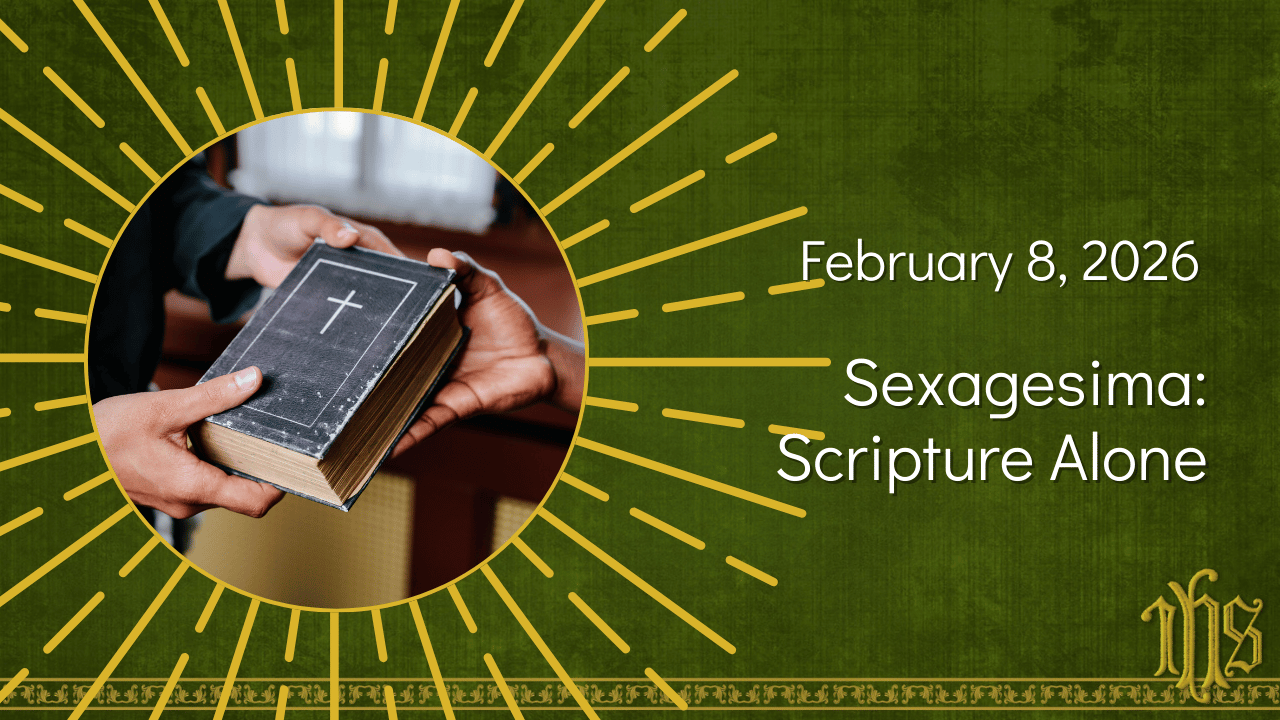 Morning Prayer - Sexagesima Sunday