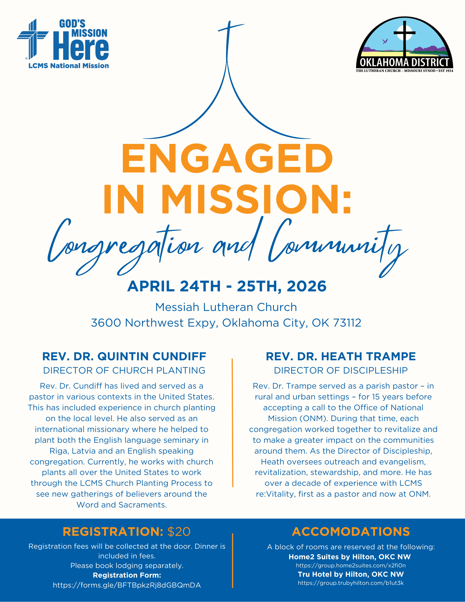 Planting and Renewal Conference - Messiah, OKC