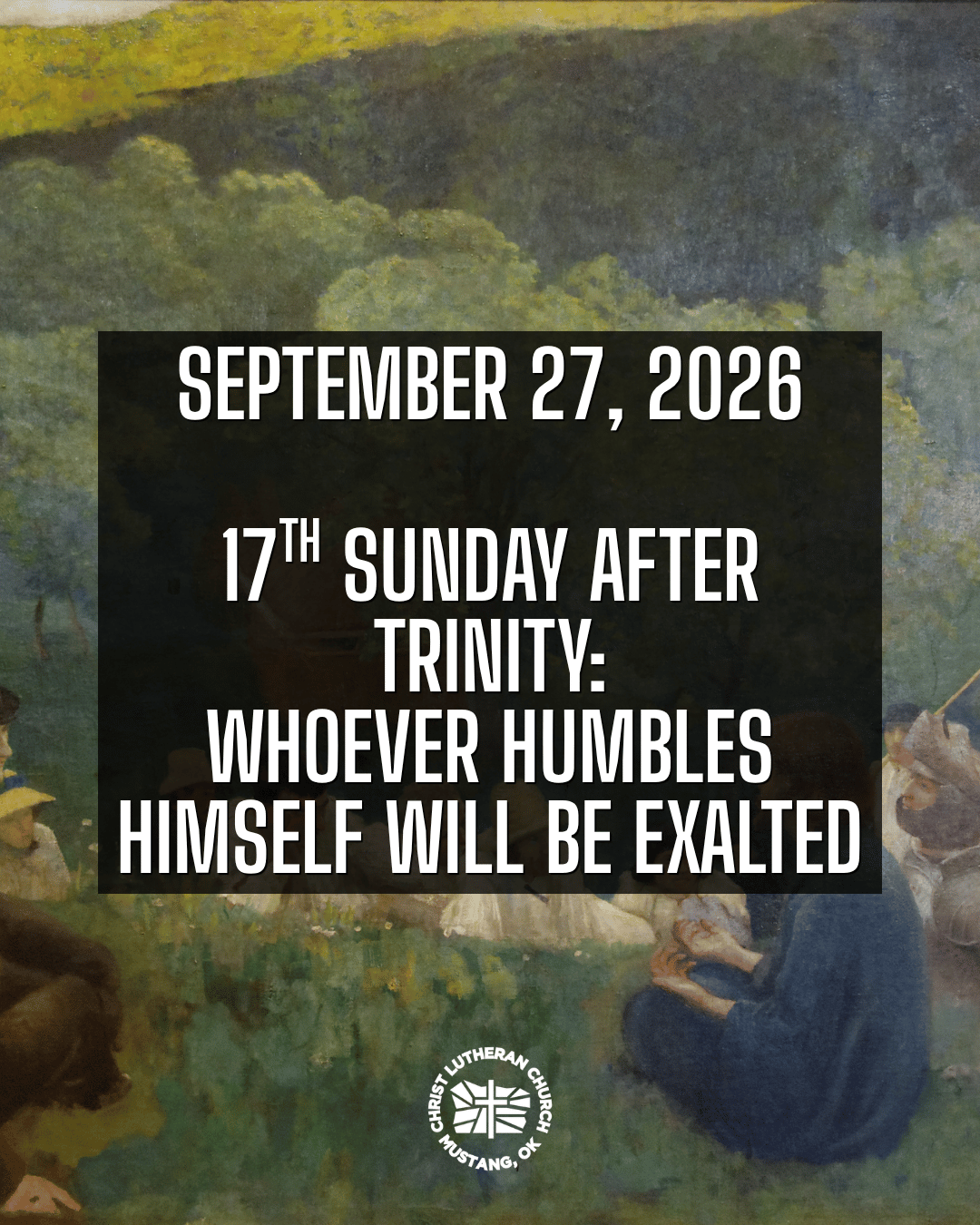 Service of Prayer and Preaching - 17th Sunday after Trinity