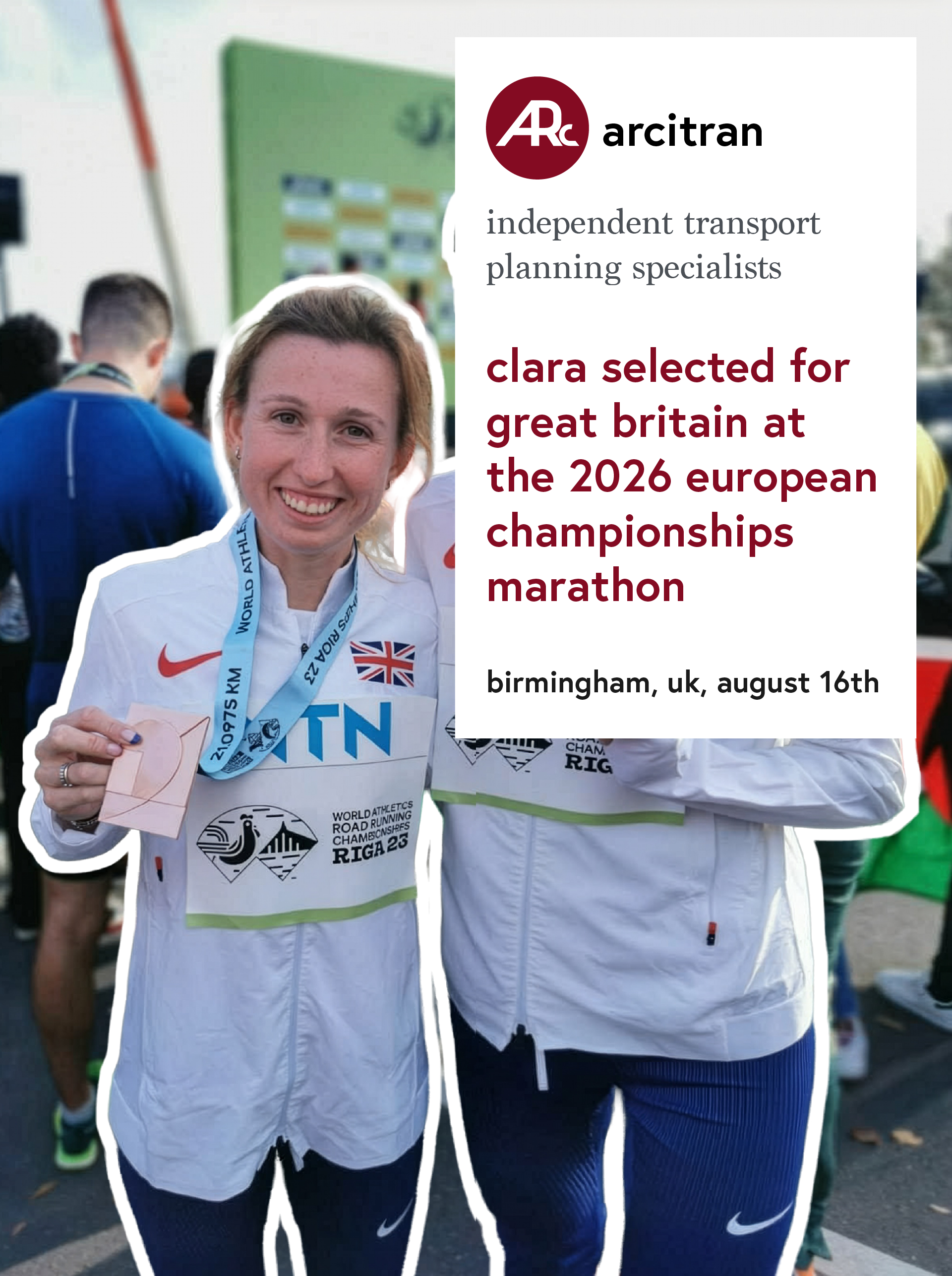 Clara selected for Great Britain - European Championships