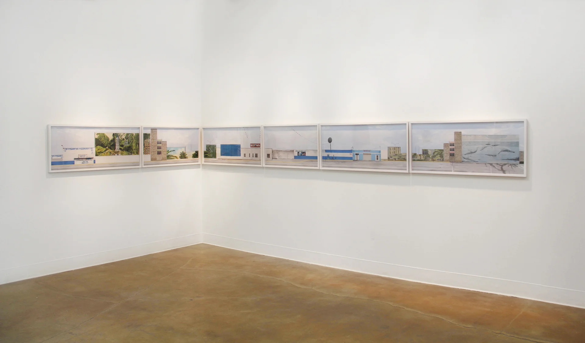 The Strip, Installation View from Fictional/Familiar at Swarm Gallery, Oakland, CA, 2013