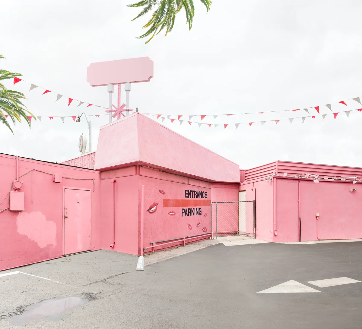 Pink Corner, 20 x 22 inches, archival pigment print, 2016