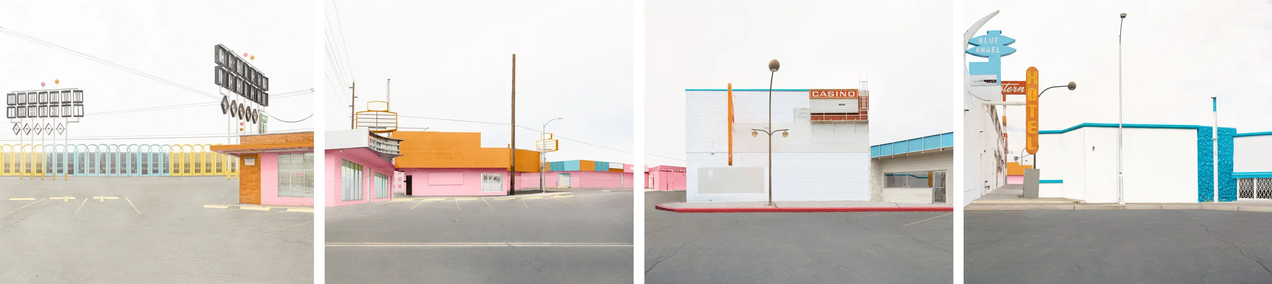 Blue Crush, 4 panel piece, 20 x 88 inches, archival pigment prints, 2016