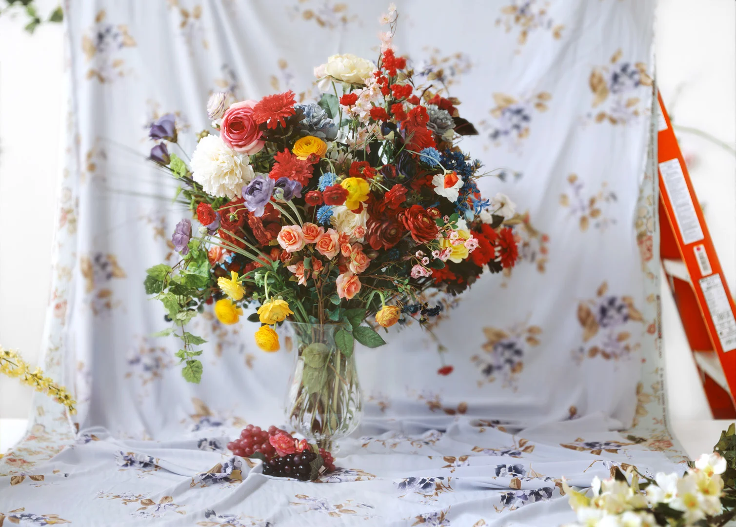 Bouquet with Ladder , 21 x 30 inches, archival pigment print, 2009