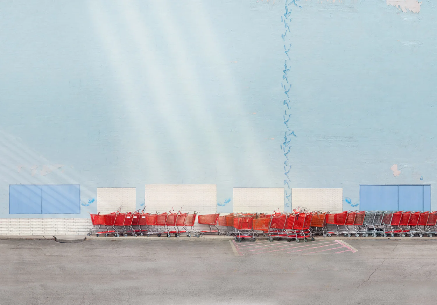 Carts, 25 x 35 inches, archival pigment print, 2014