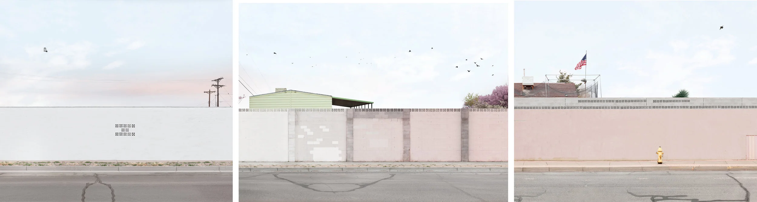 Cherry Hills , 3 panels, 20 x 75 inches, archival pigment prints, 2014