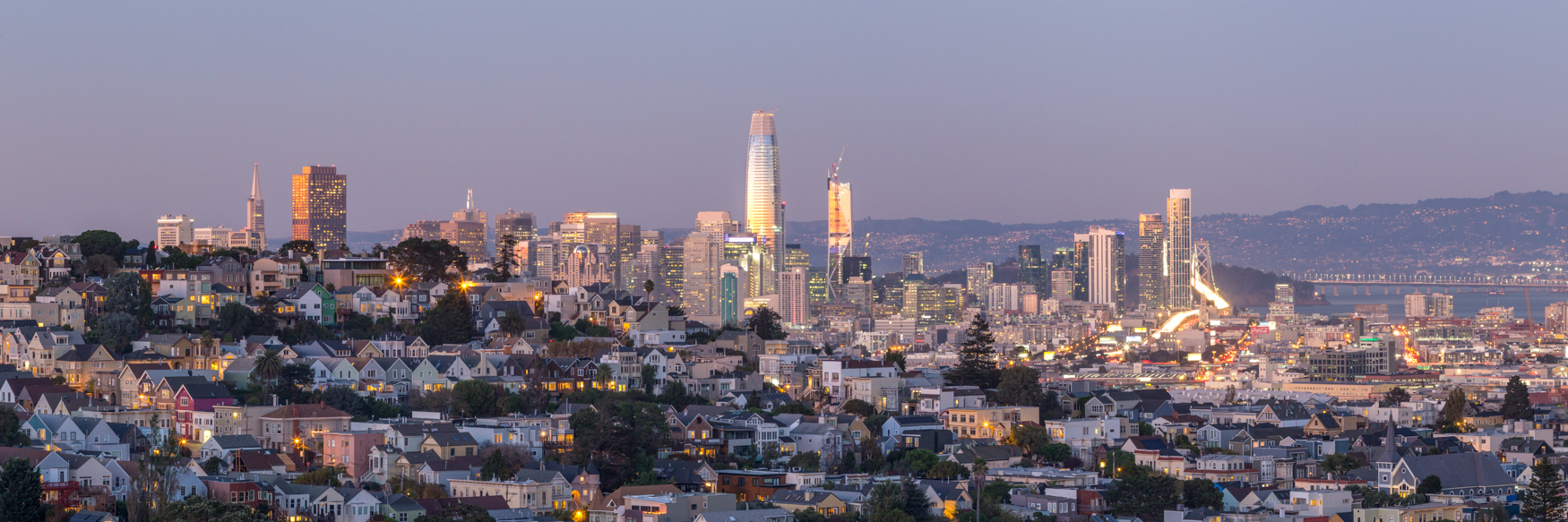 SAN FRANCISCO TWILIGHT VIEW Panorama