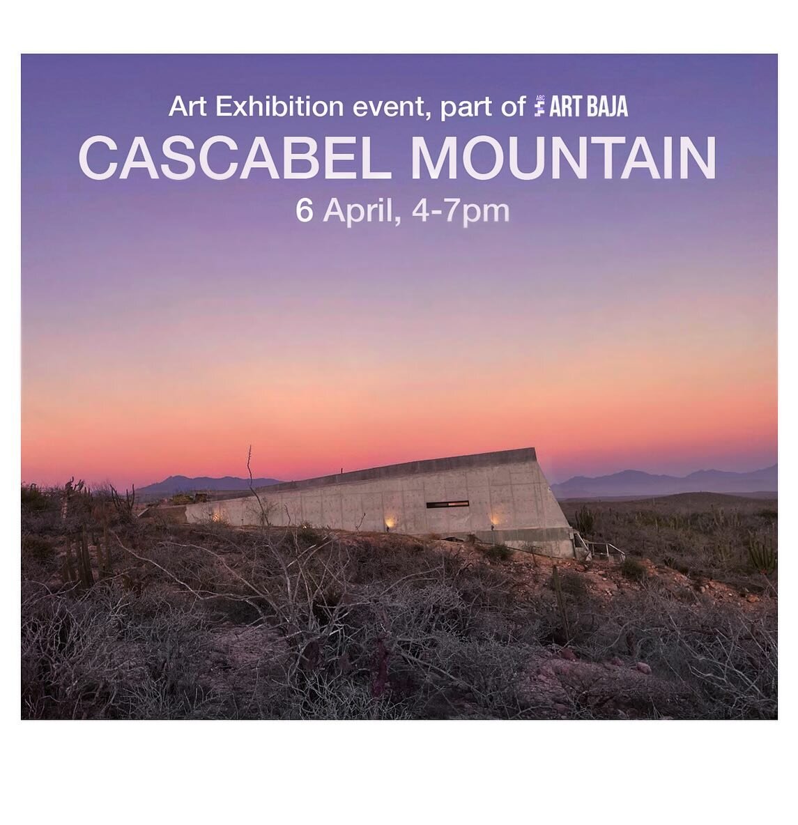 Come and see our film &ldquo;100g Odyssey &ldquo; at the closing art event at Cascabel Mountain/ @tallerdeterreno, 
April 6, 4-7 pm.
.
@tallerdeterreno @christaassad @osoparadoart @rudylango @jenniwardart @charles_lindsay_ @califloweer @casamabajasur