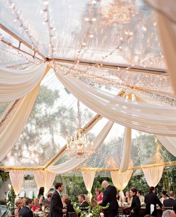 How To Setup String Lights In Wedding Tent - Vlog #1 