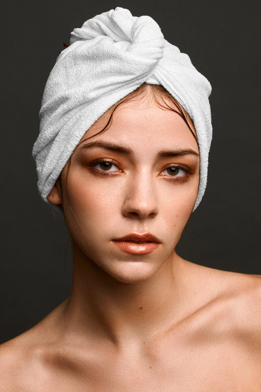 Lip blushing client with natural, beautifully enhanced lip color at Le Kitsuné NYC